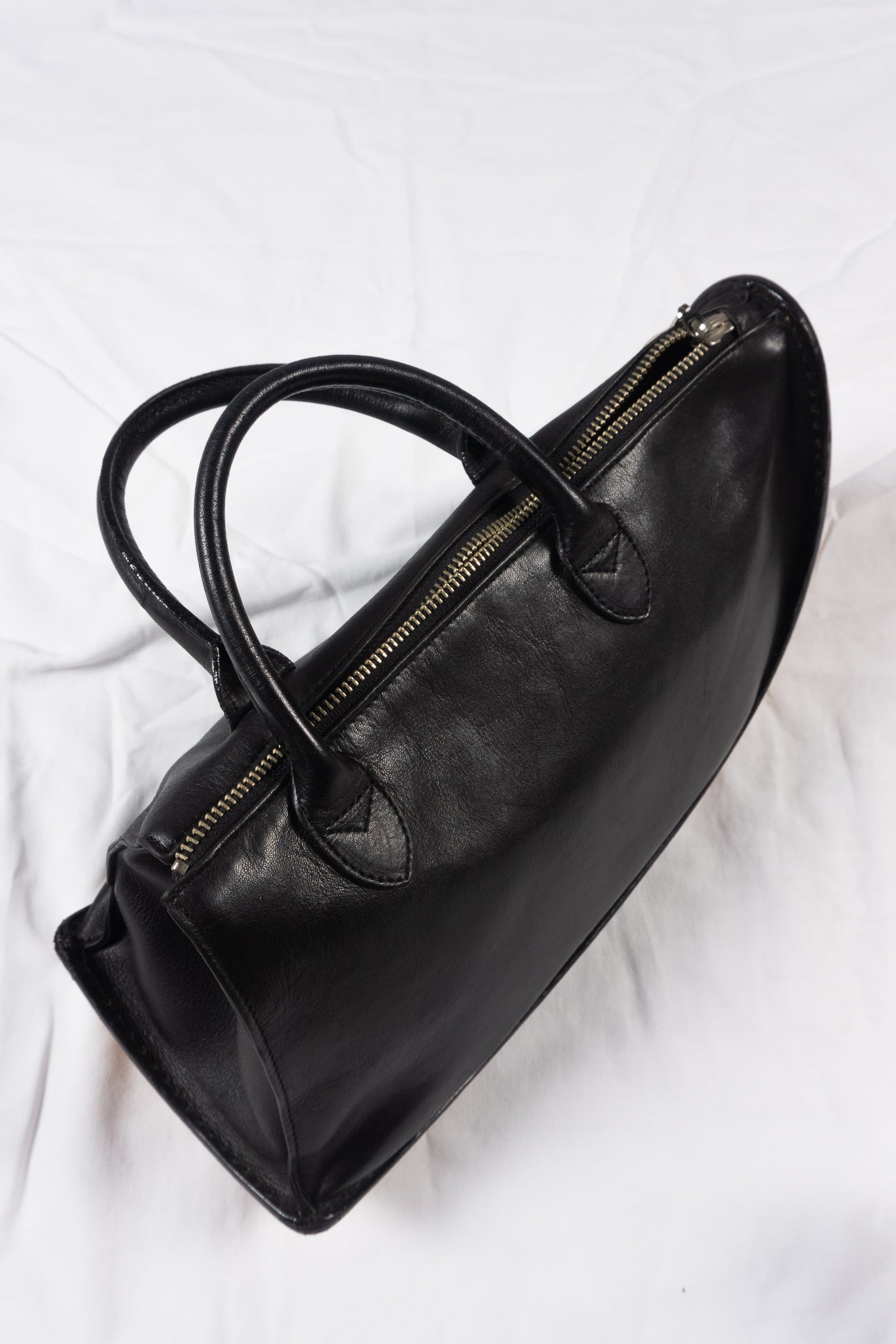 Masakï matsushïma 1990s arc leather handbag