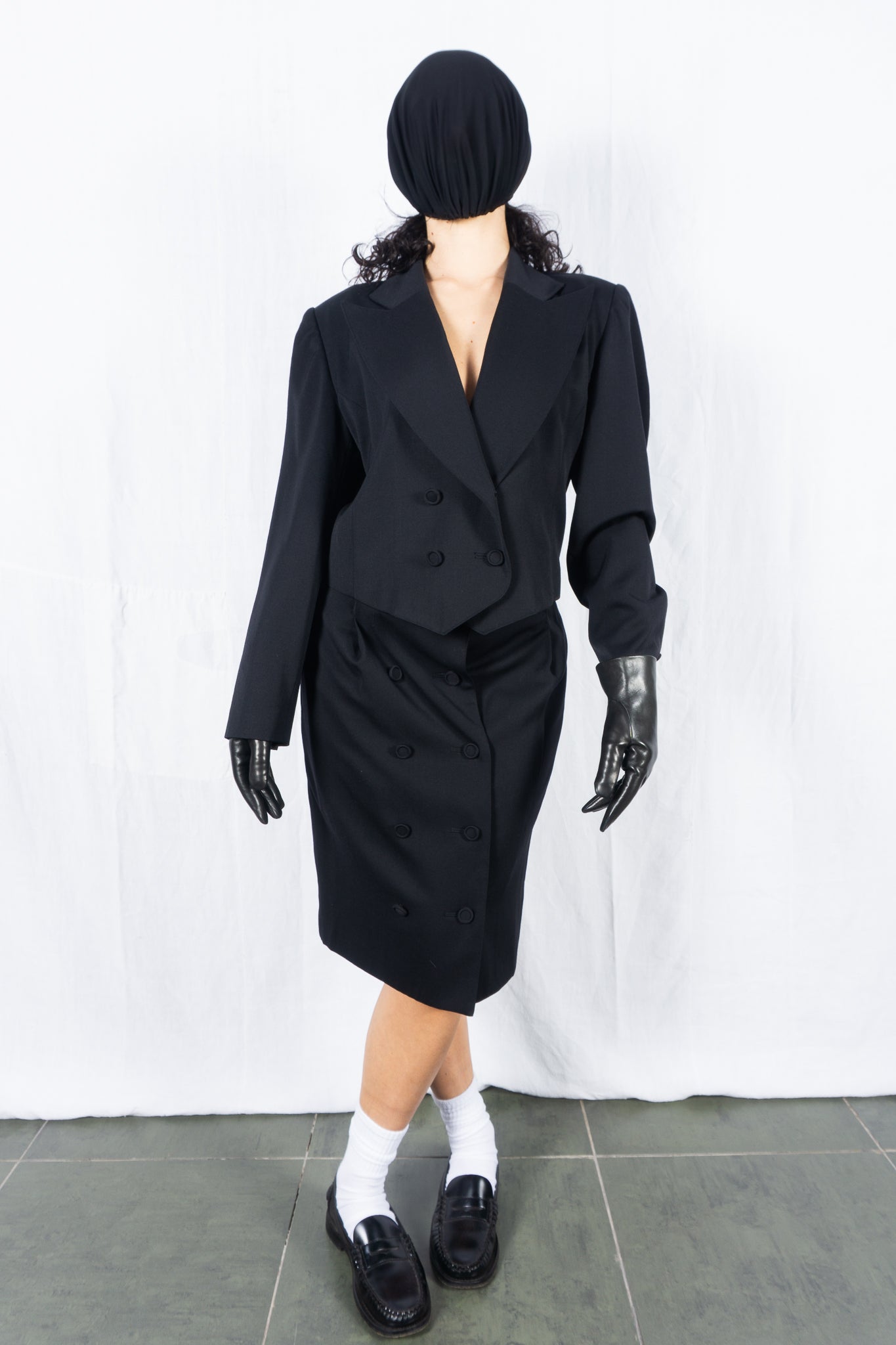 I.s. issey miyake sport 1980s wool suit