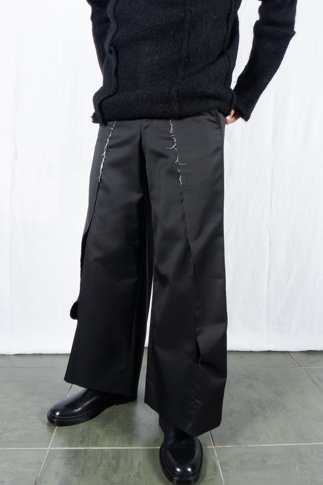 Comme des garçons homme plus a/w 2024 deconstructed pants