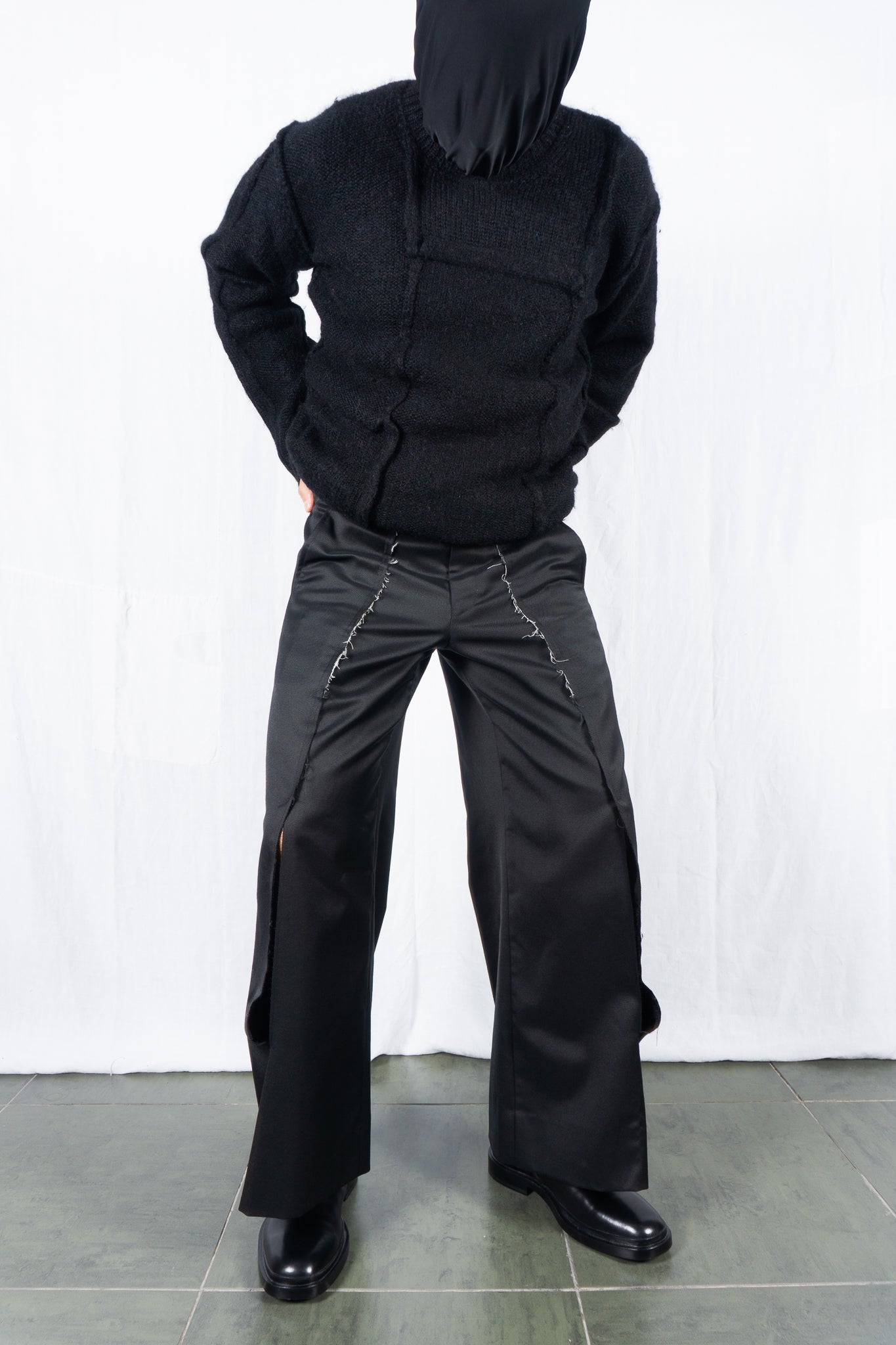Comme des garçons homme plus a/w 2024 deconstructed pants