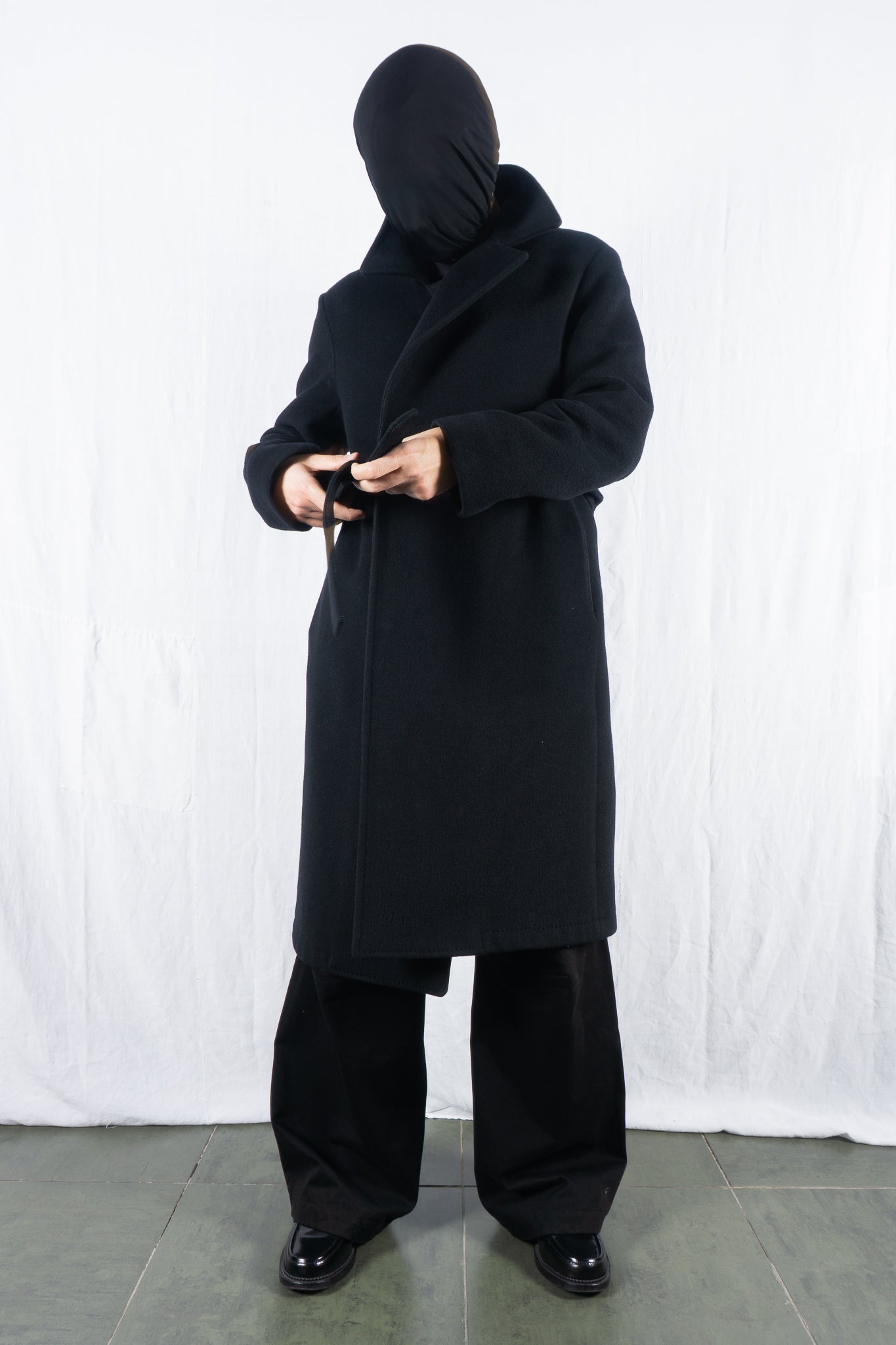 Masakï matsushïma couturier 2000s wool cashmere overcoat