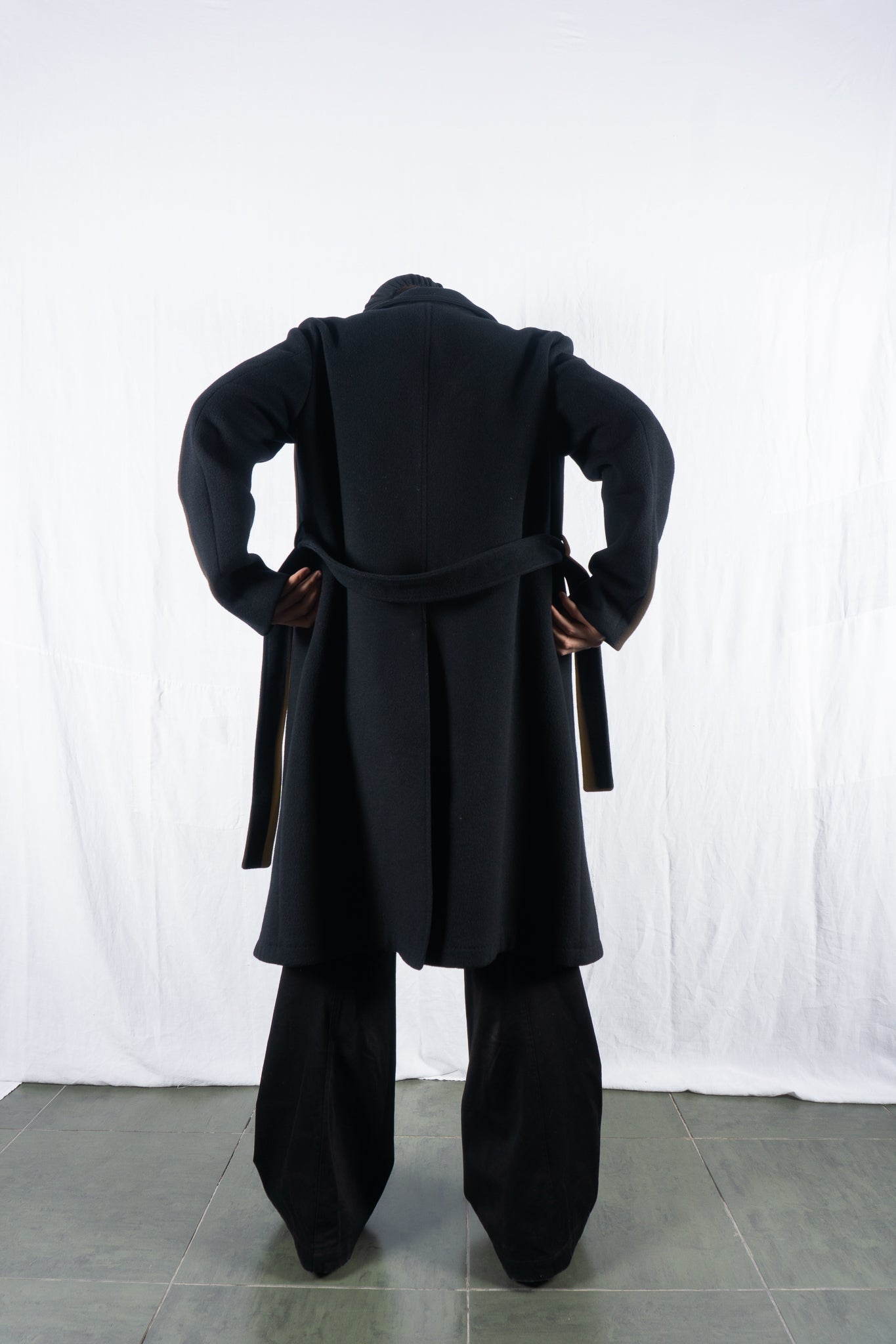 Masakï matsushïma couturier 2000s wool cashmere overcoat