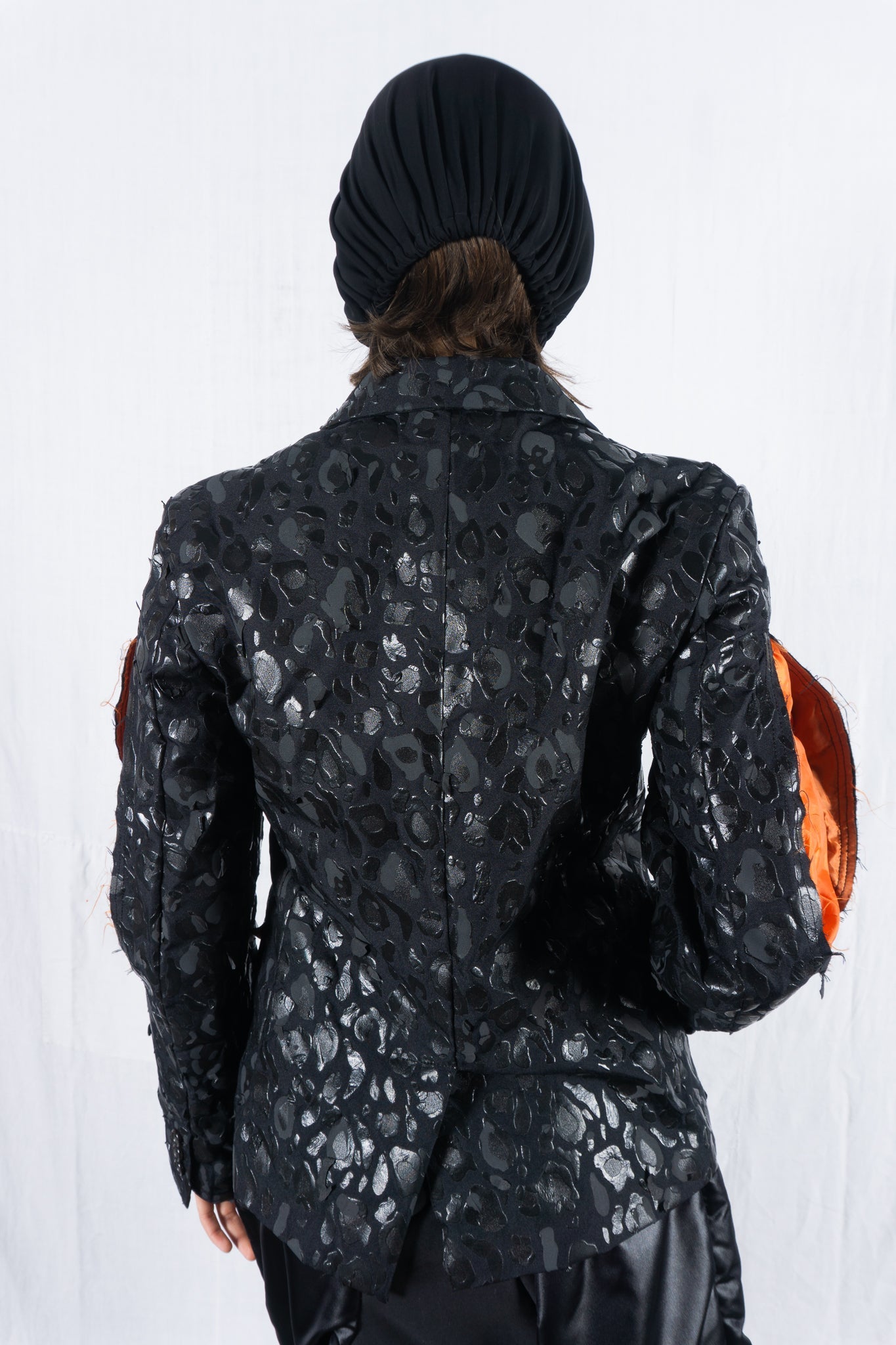 Black comme des garçons s/s 2021 patches jacket