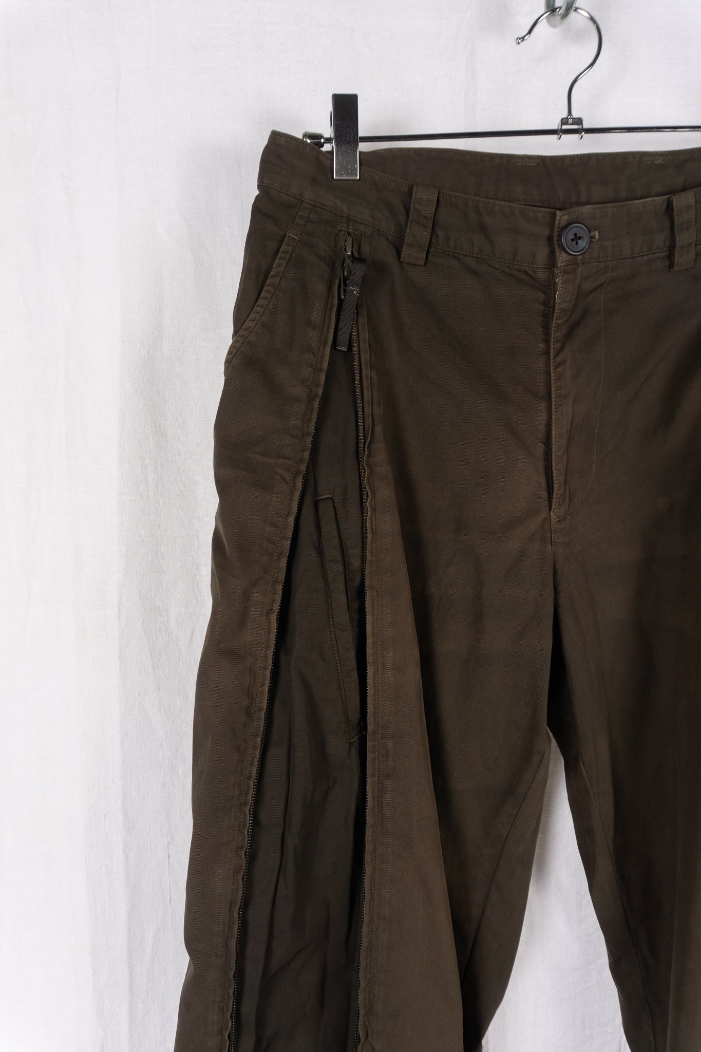 Issey miyake men a/w 1999 parachute pants green