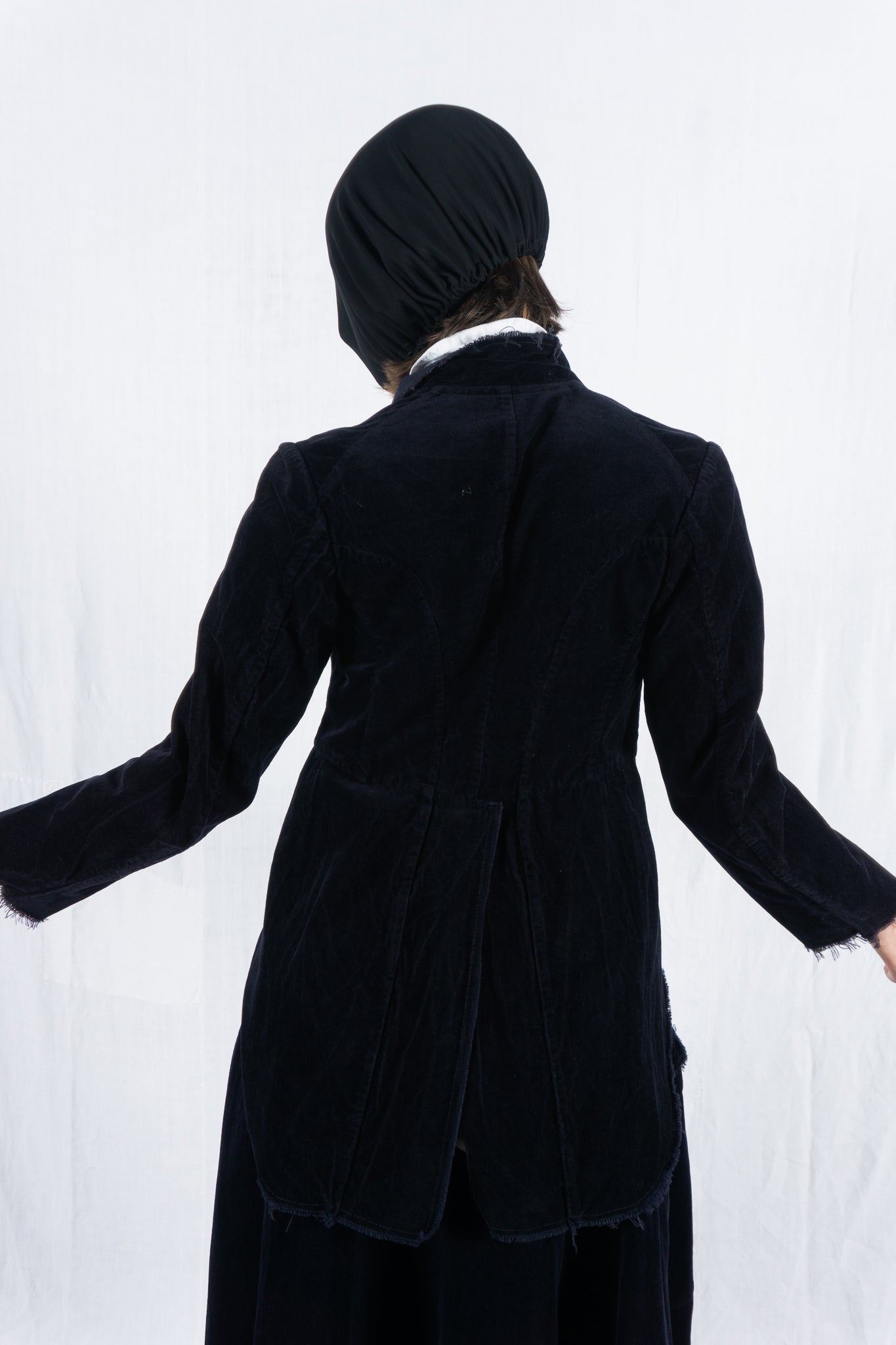 Comme des garçons s/s 2004 deconstructed velvet suit
