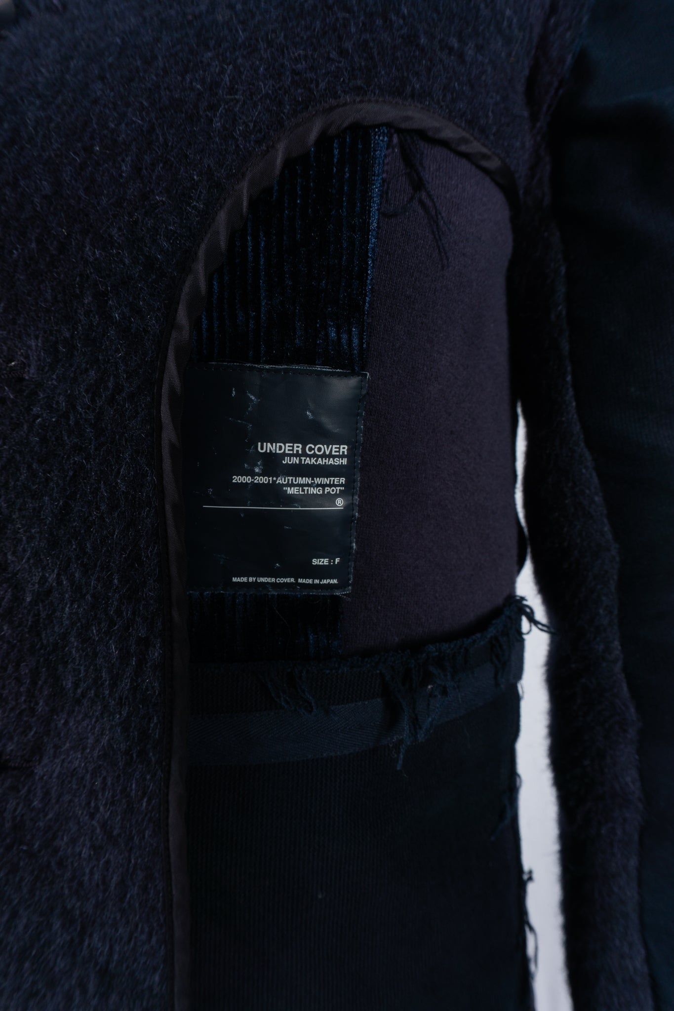 Undercover a/w 2000 melting pot deconstructed jacket