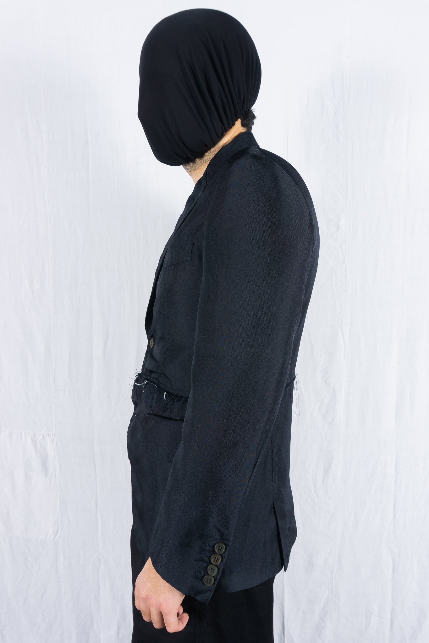 Comme des garçons homme deux s/s 2020 deconstructed jacket
