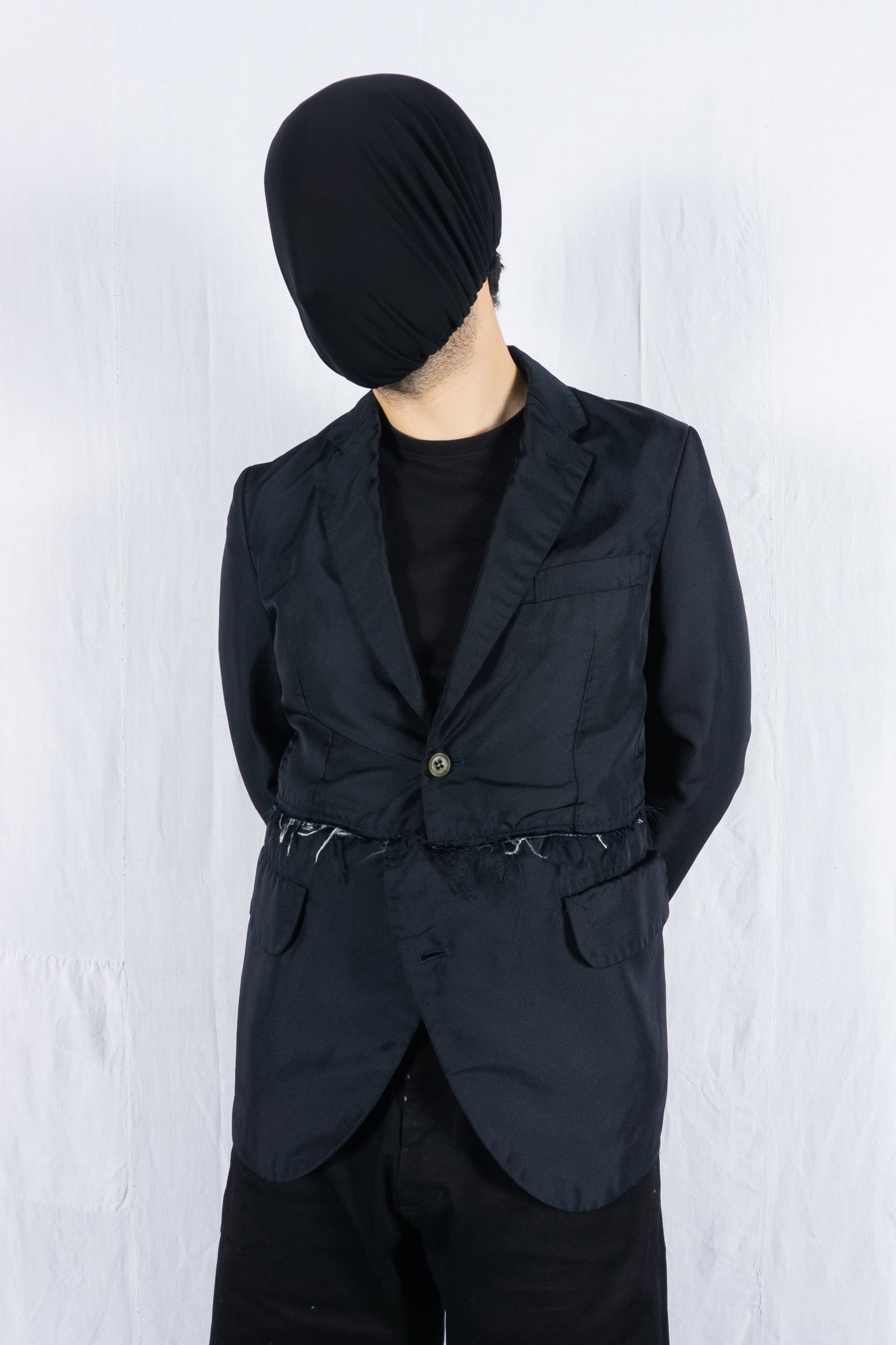 Comme des garçons homme deux s/s 2020 deconstructed jacket