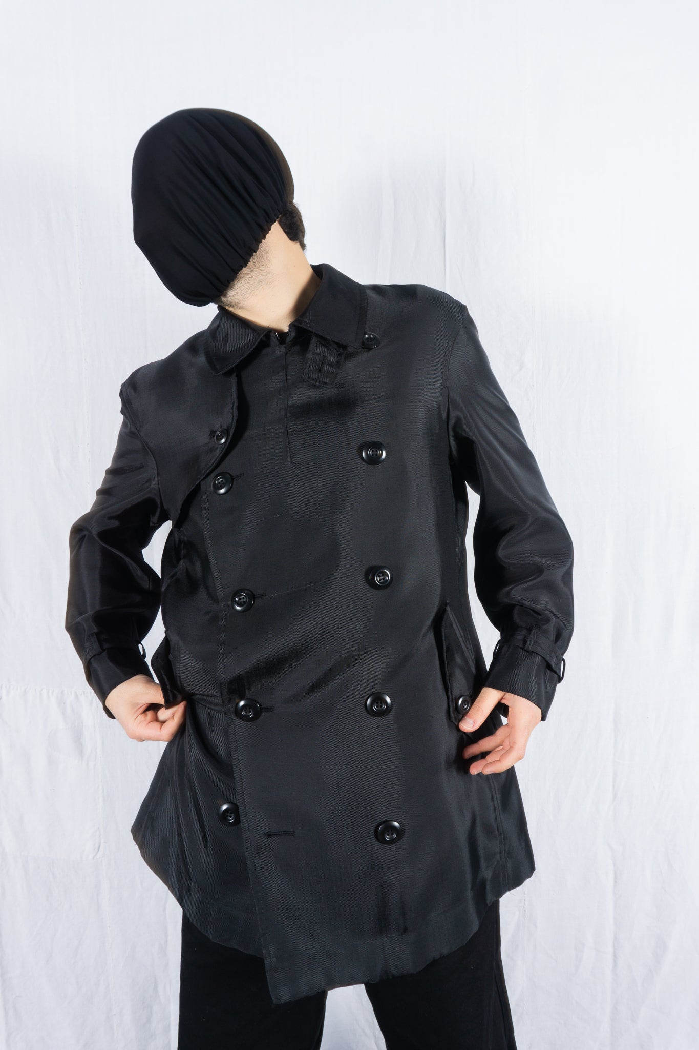 Issey miyake men a/w 1997 trench coat