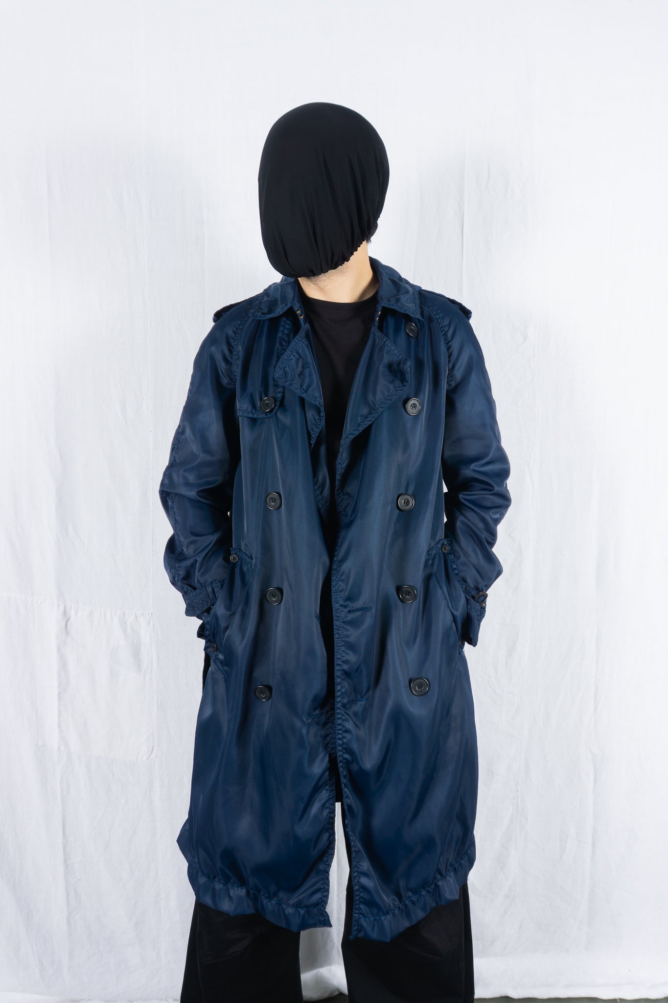 Junya watanabe man x aquascutum a/w 2005 double-breasted trench coat