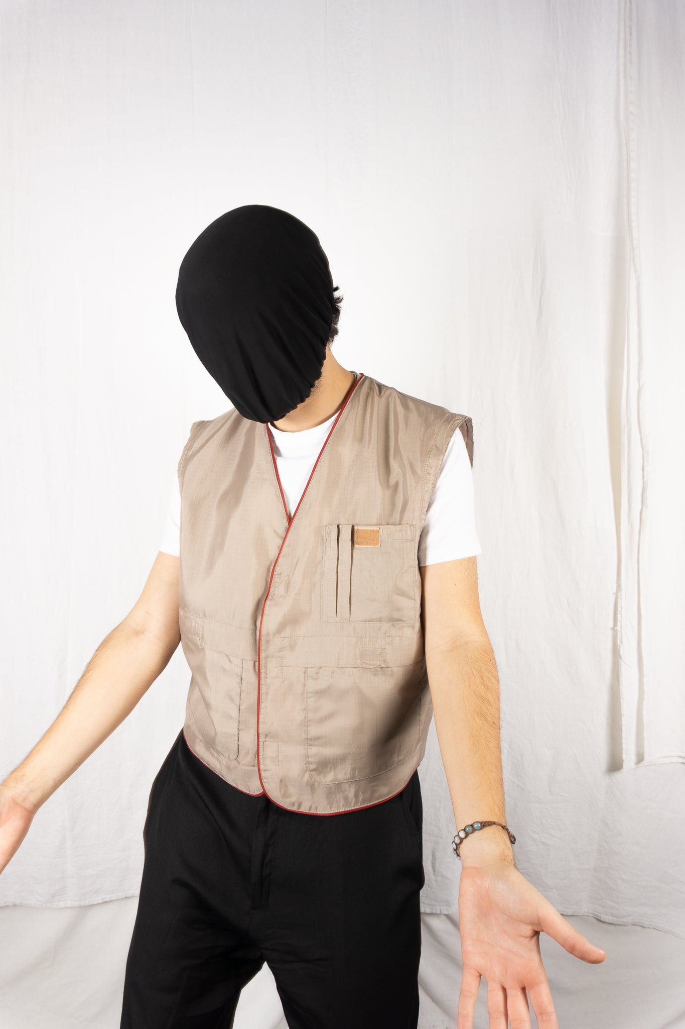 Issey miyake design studio 1981 sony uniform vest