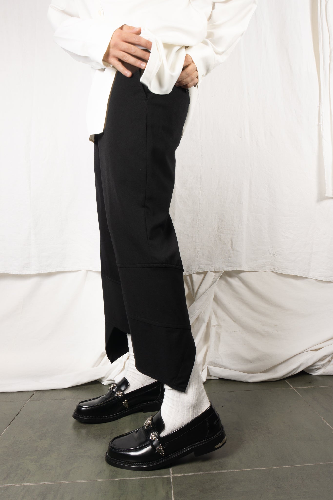 Comme des garçons homme plus s/s 2019 spiral pants