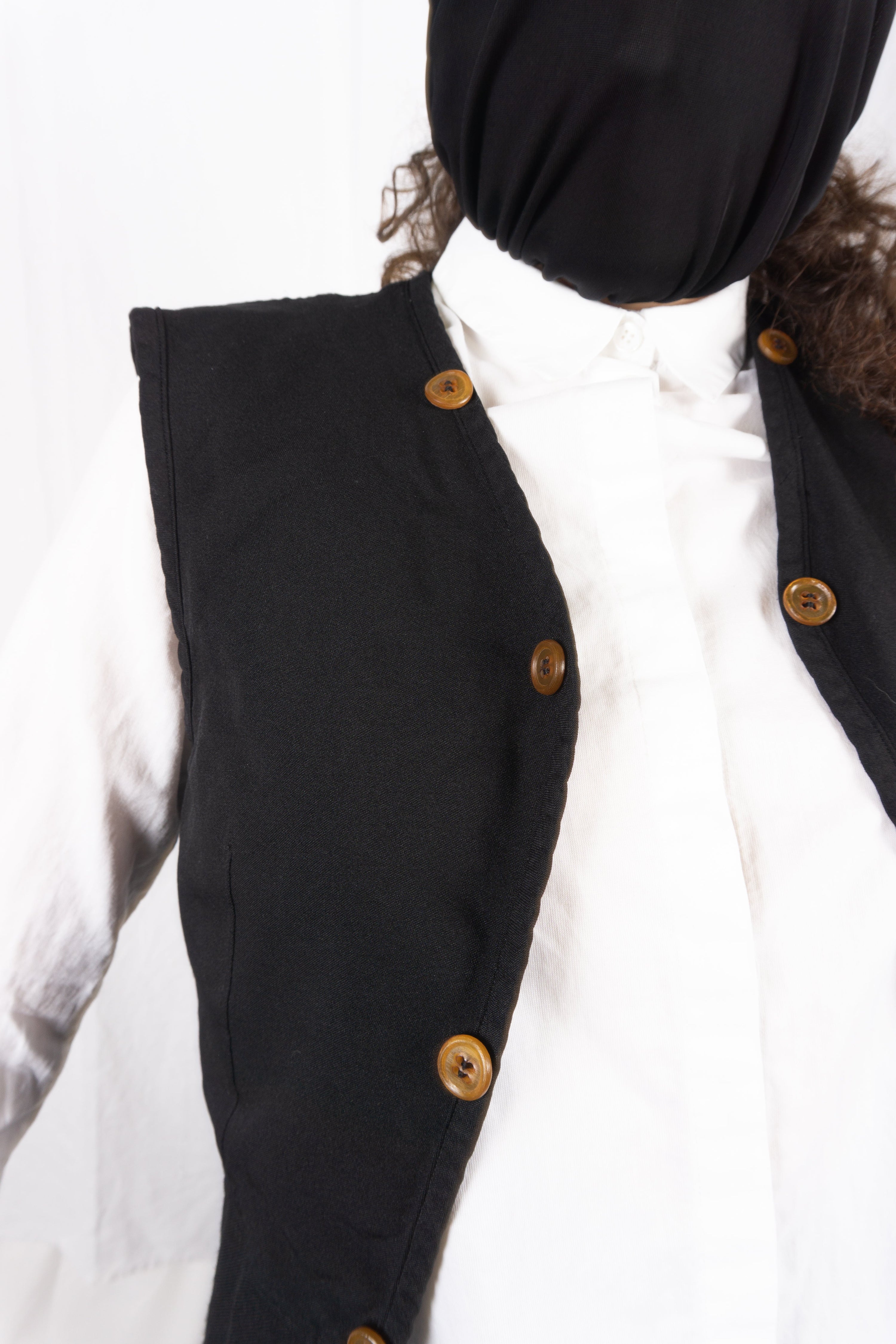Comme des garçons a/w 2010 long waistcoat