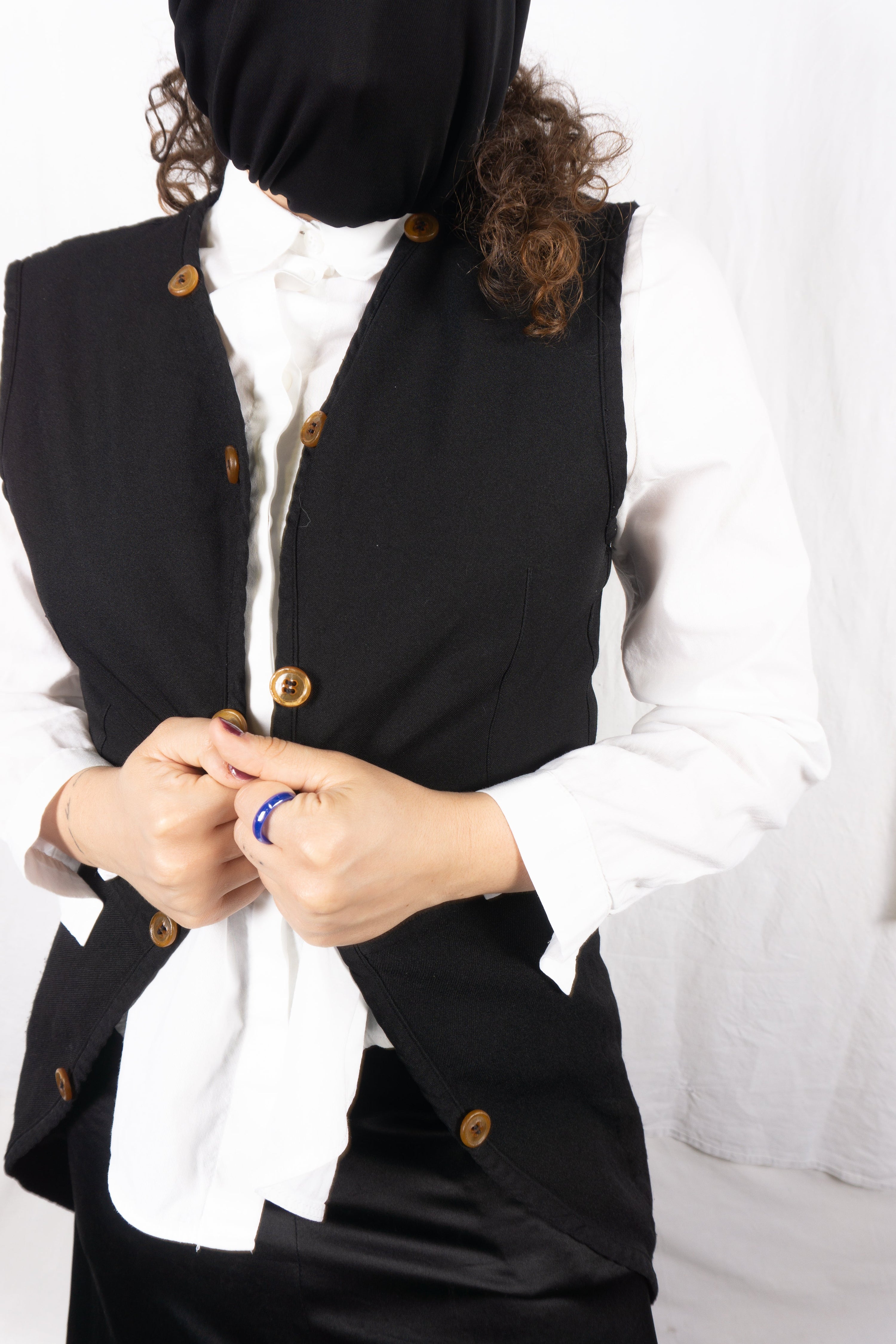 Comme des garçons a/w 2010 long waistcoat