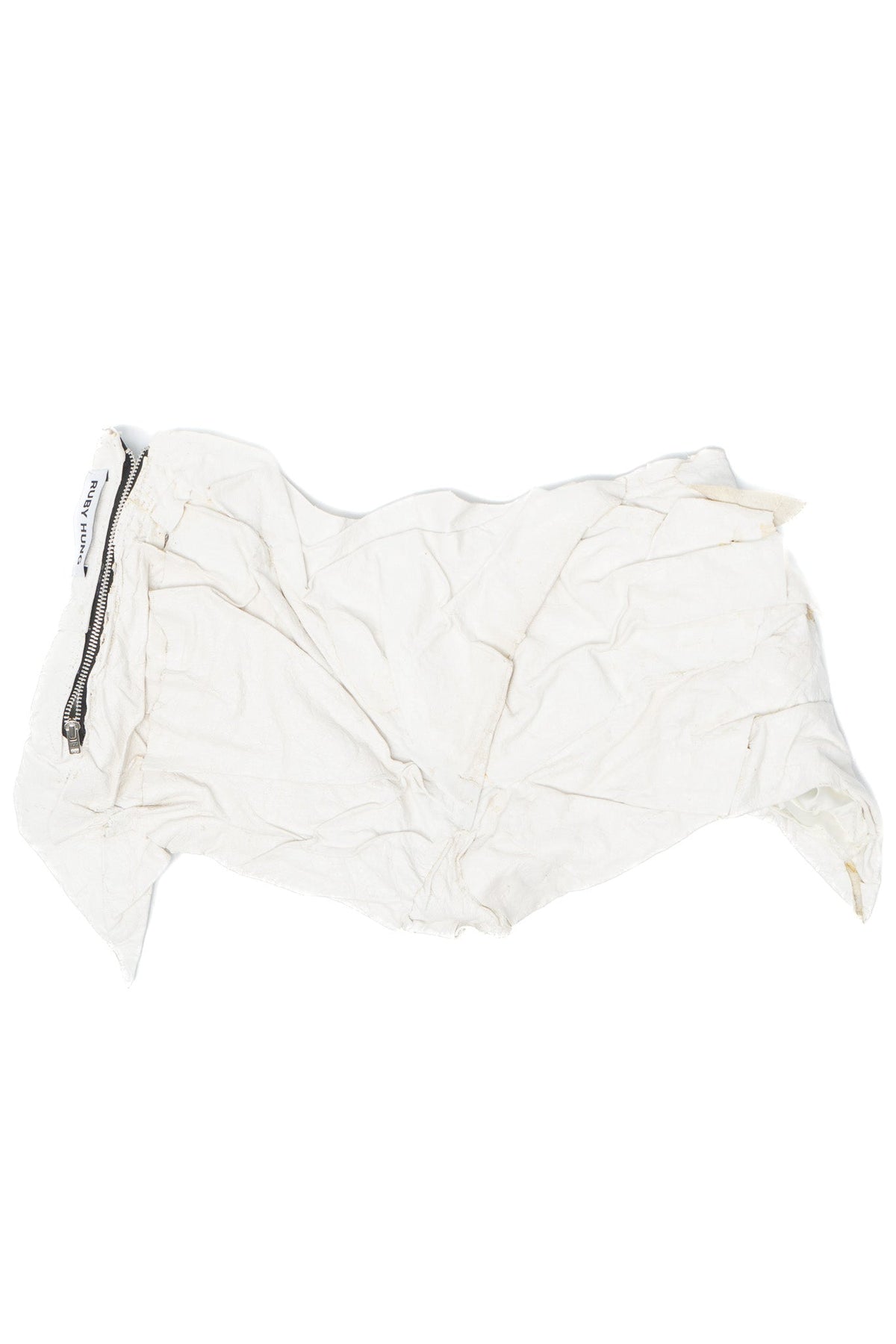 Ave leather micro shorts