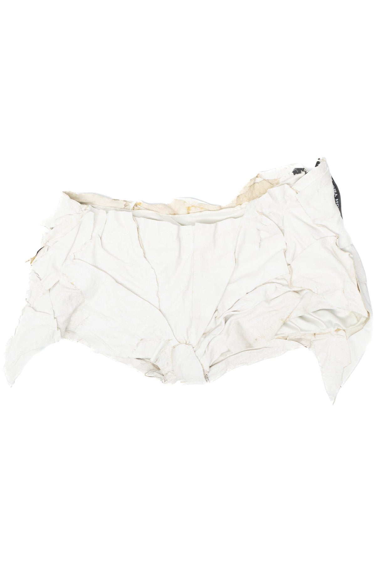 Ave leather micro shorts