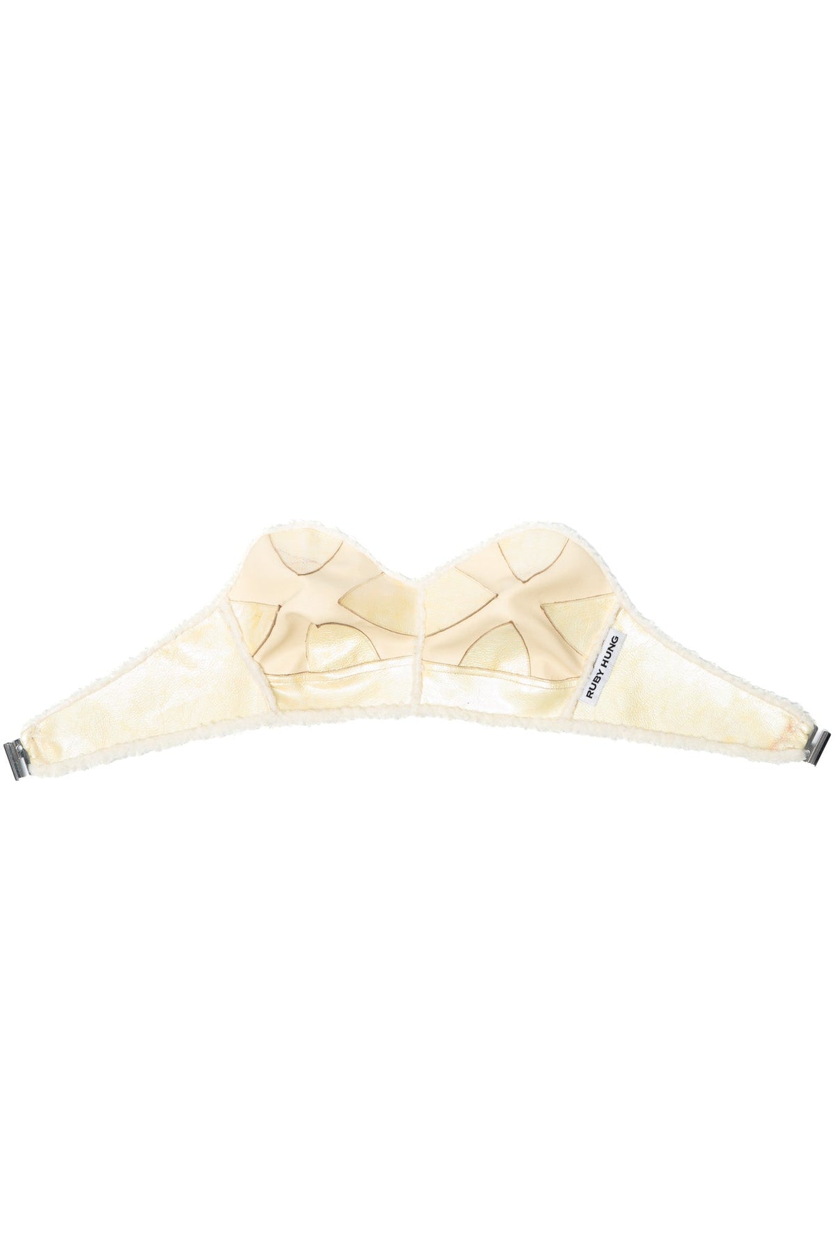Muse leather bra