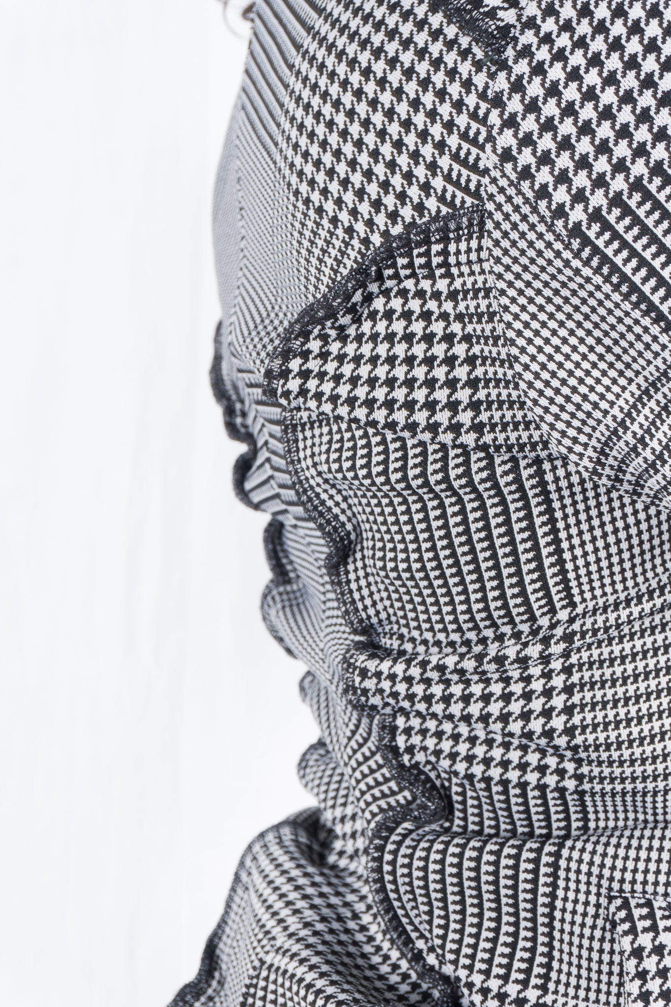 Comme des garçons s/s 2012 asymmetrical checked jacket