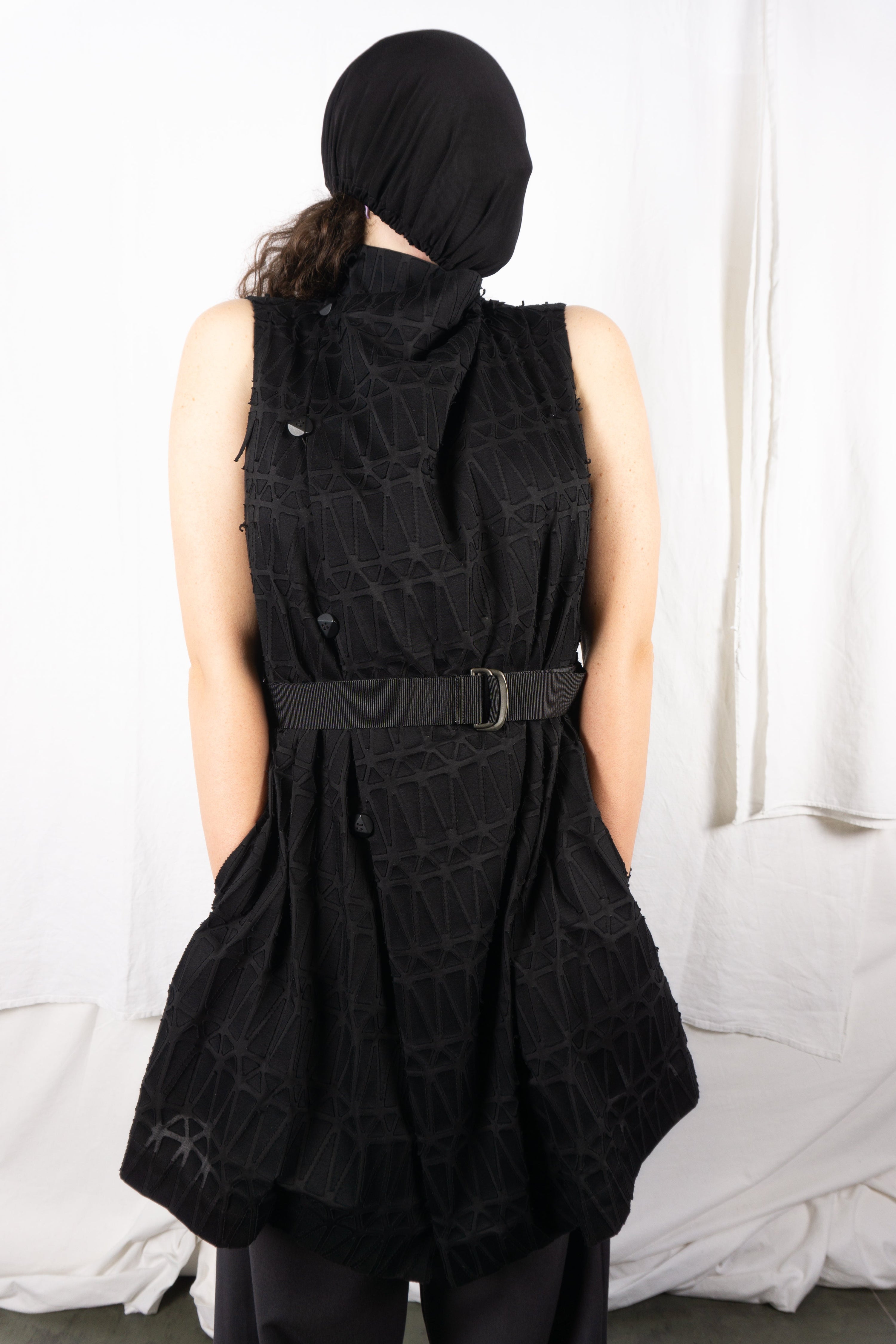Issey miyake s/s 2017 sleeveless patches jacket