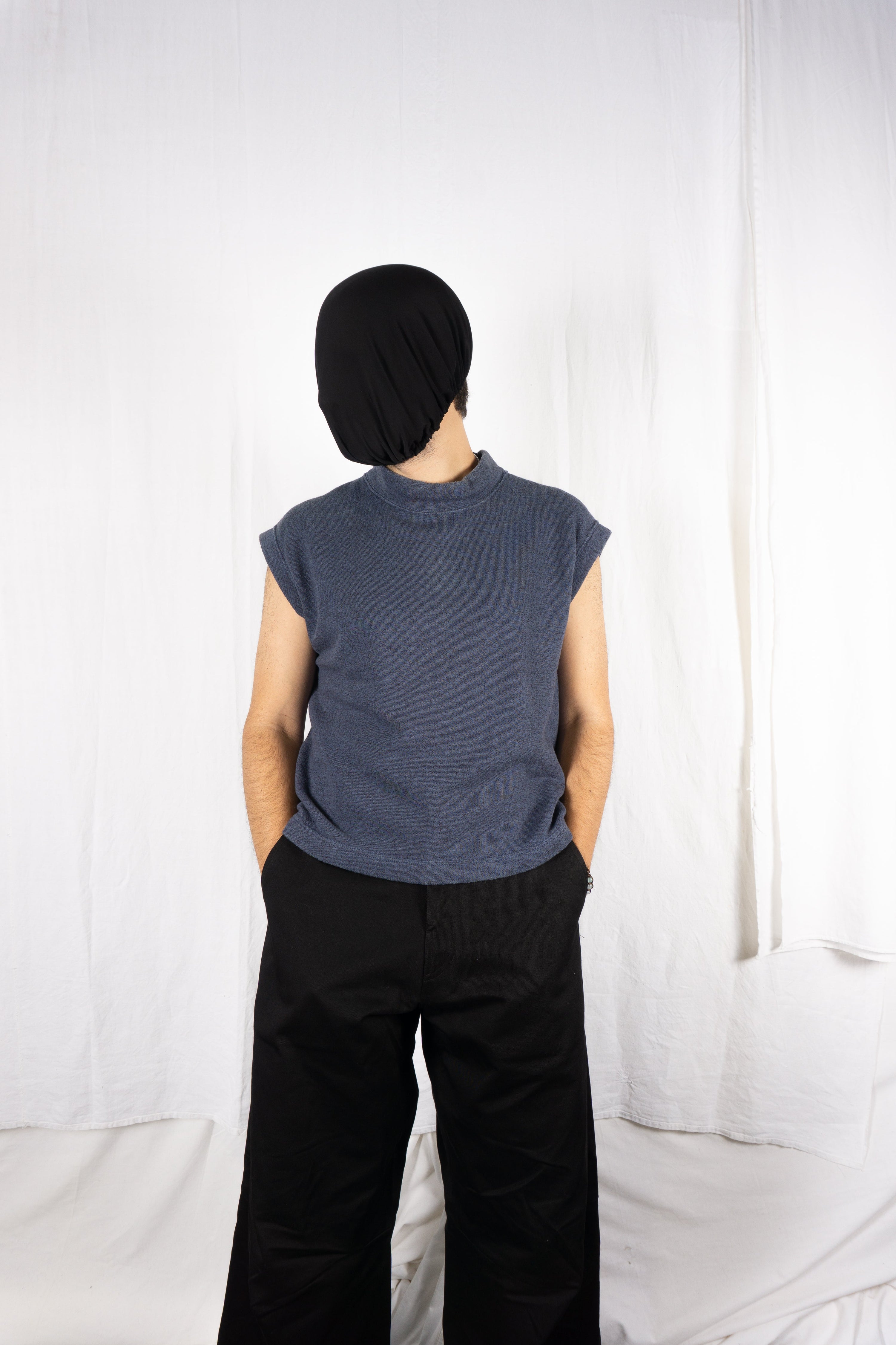 Issey miyake men 1980s logo vest