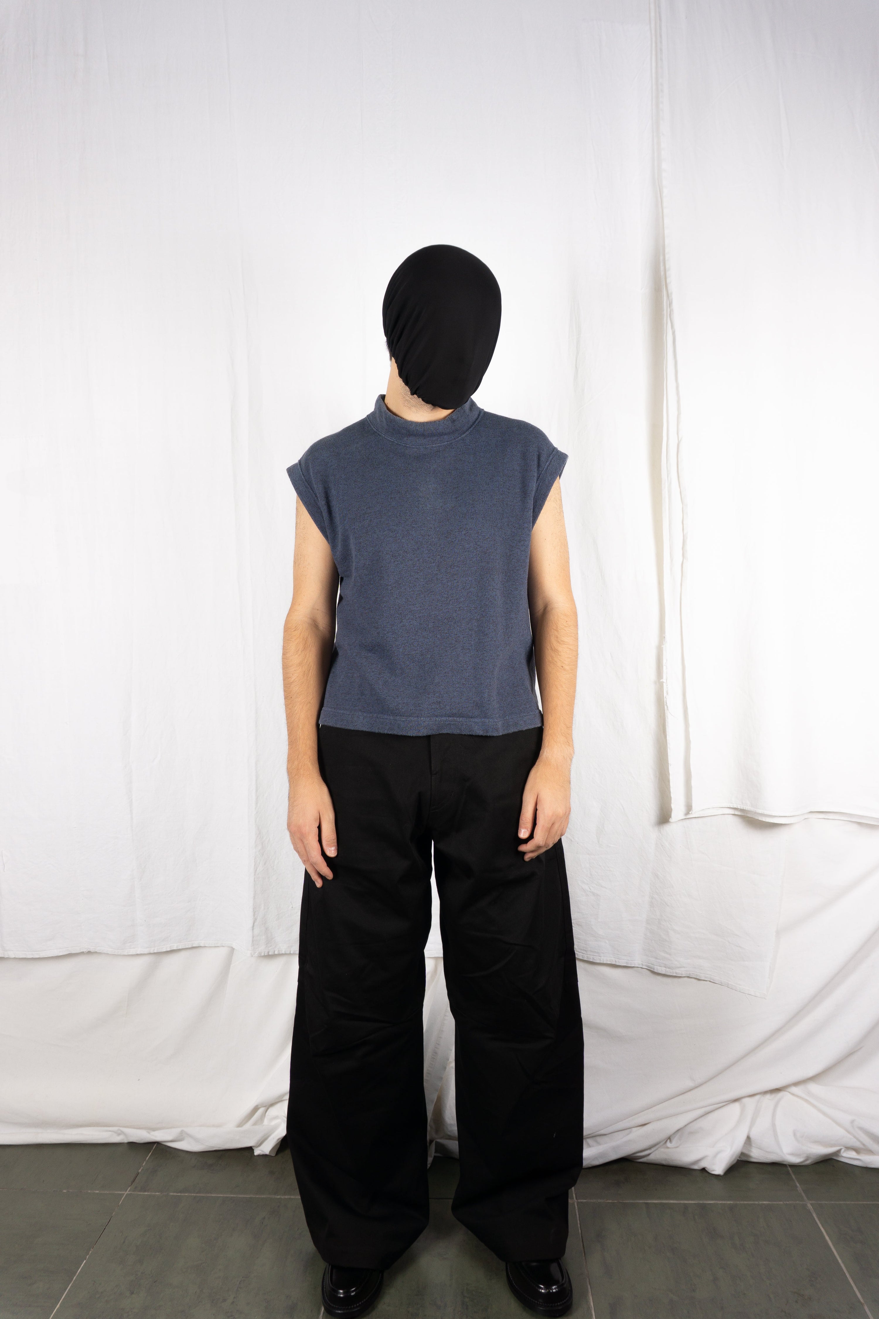 Issey miyake men 1980s logo vest
