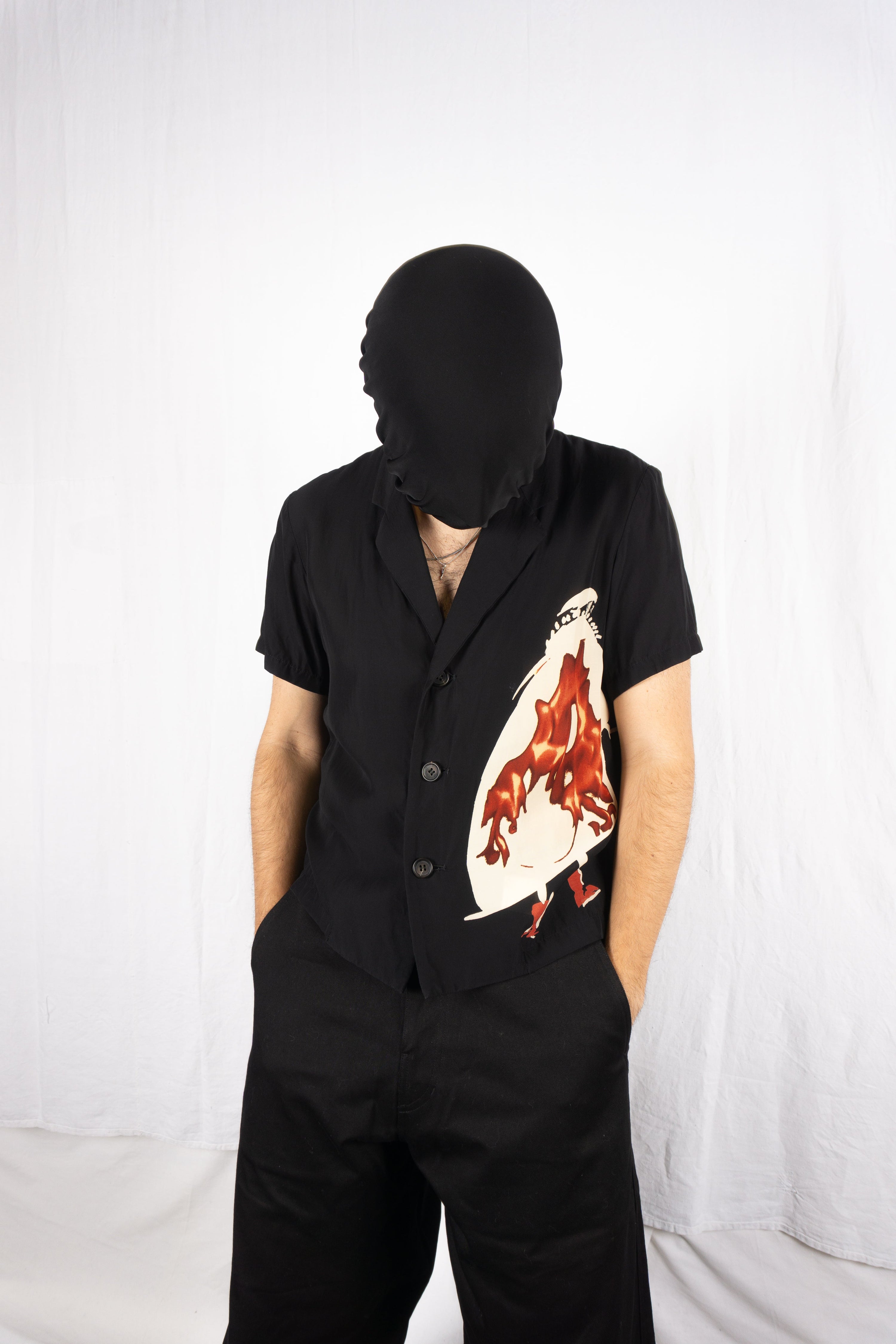 Y's yohji yamamoto 2010s cropped shirt