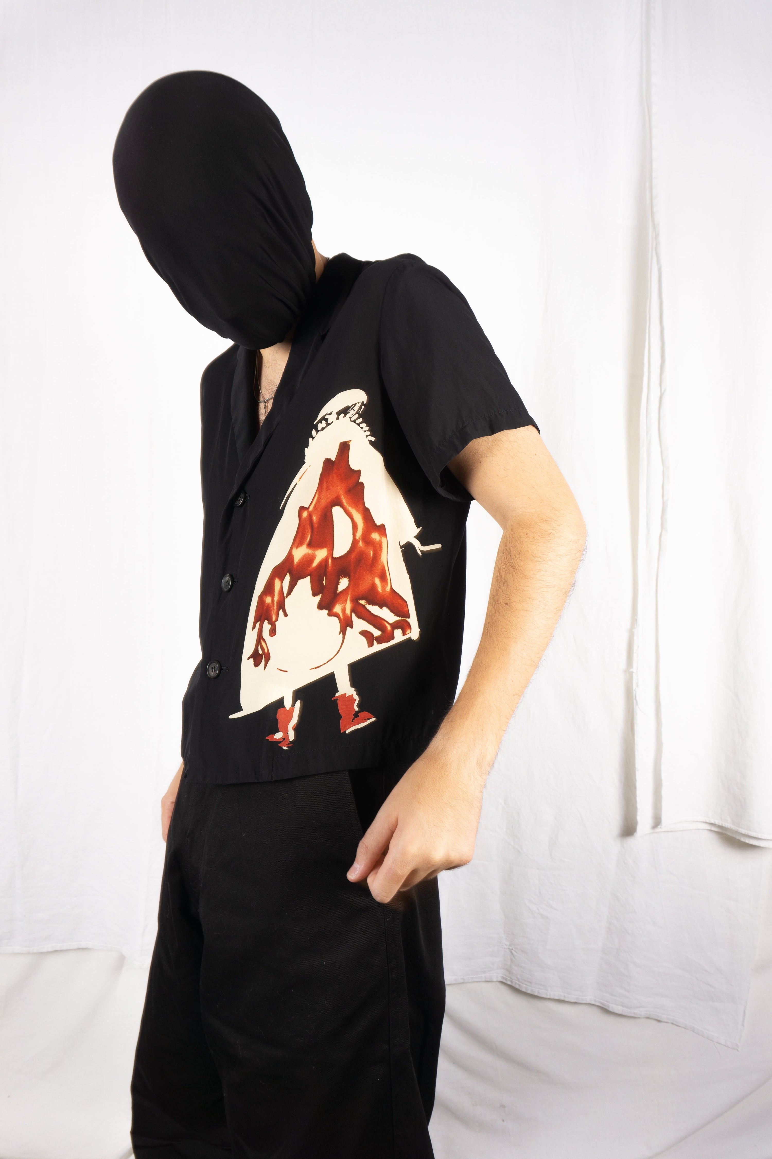 Y's yohji yamamoto 2010s cropped shirt