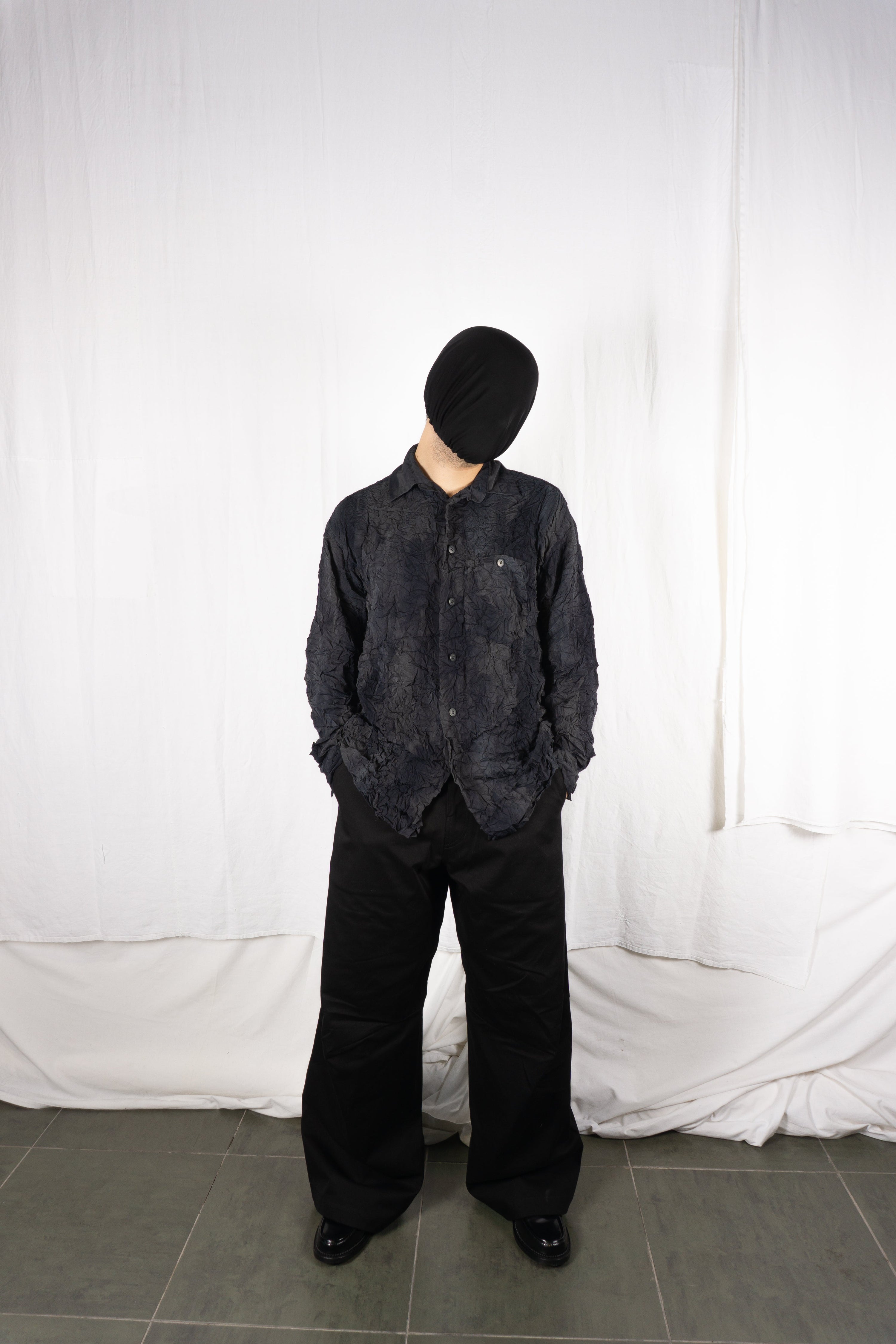 Issey miyake a/w 1993 crinkle shirt