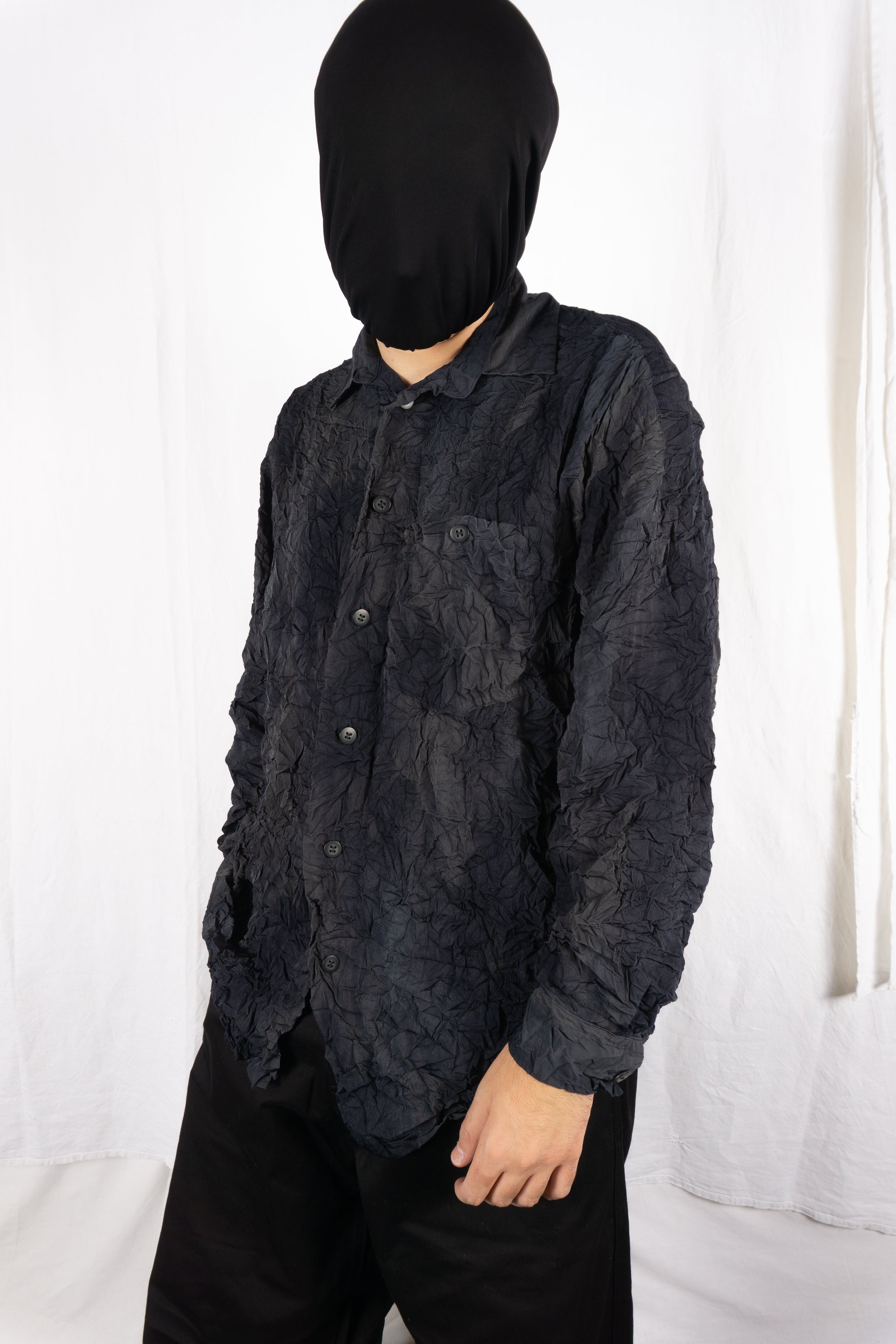 Issey miyake a/w 1993 crinkle shirt