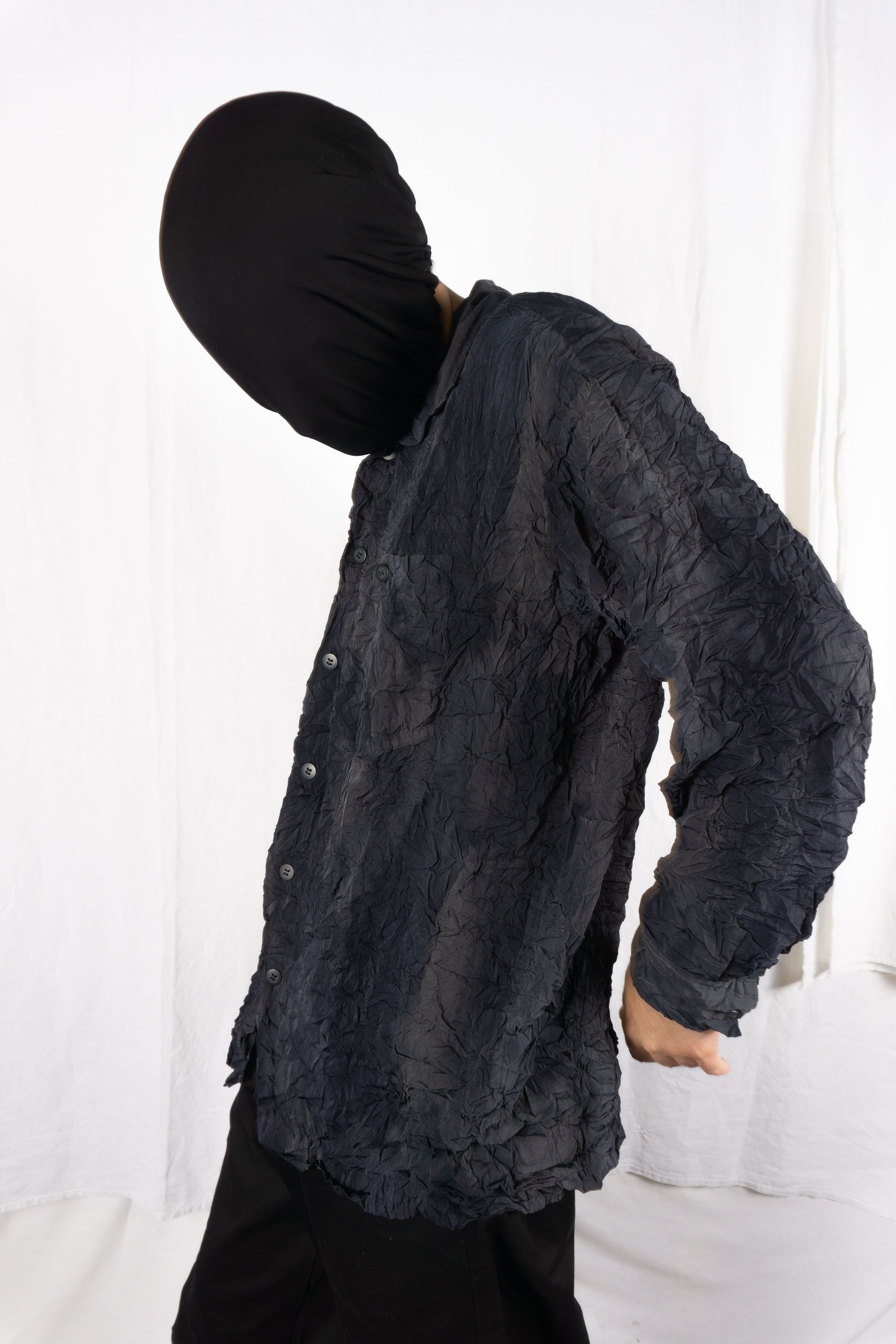 Issey miyake a/w 1993 crinkle shirt