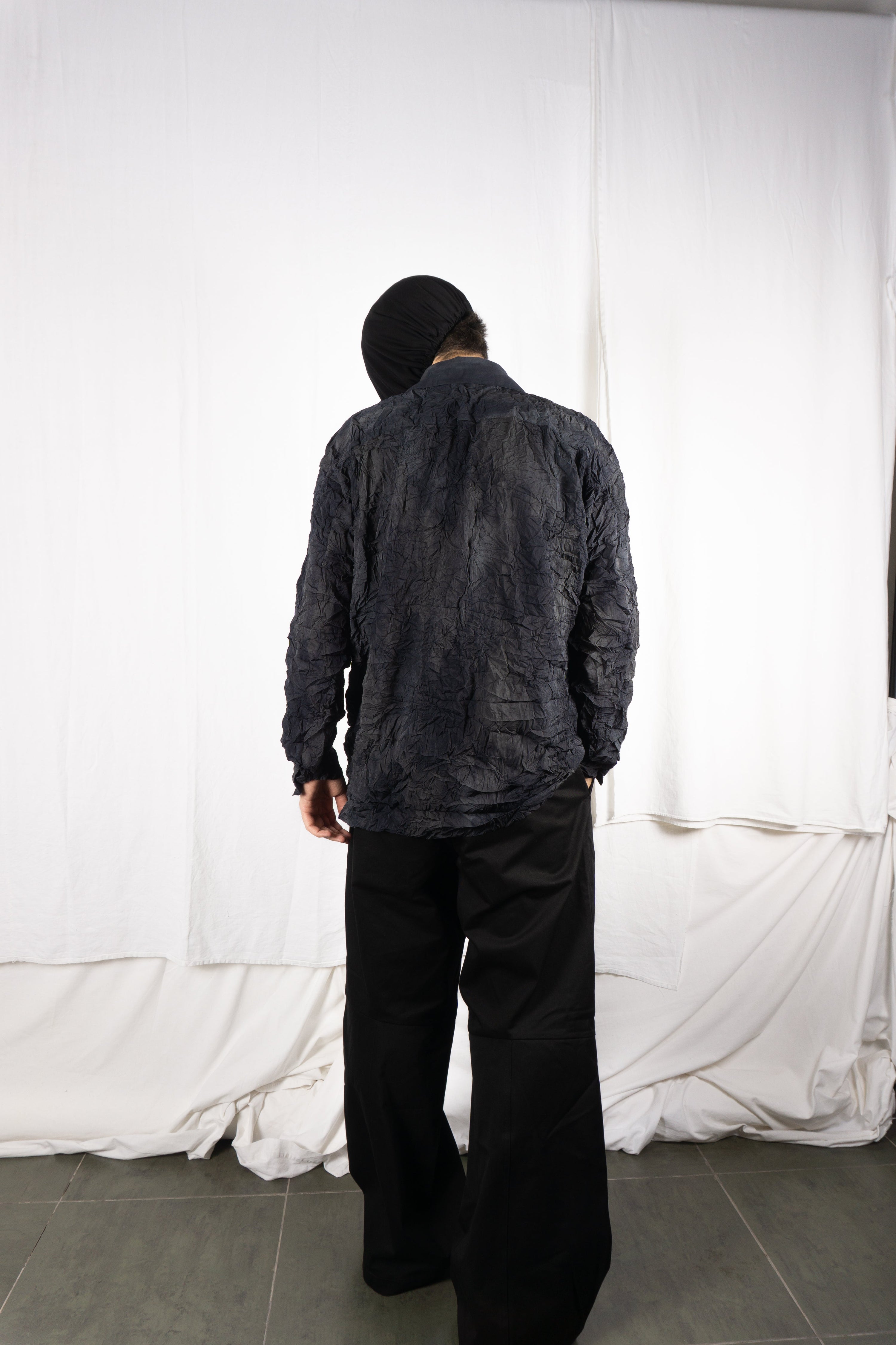 Issey miyake a/w 1993 crinkle shirt
