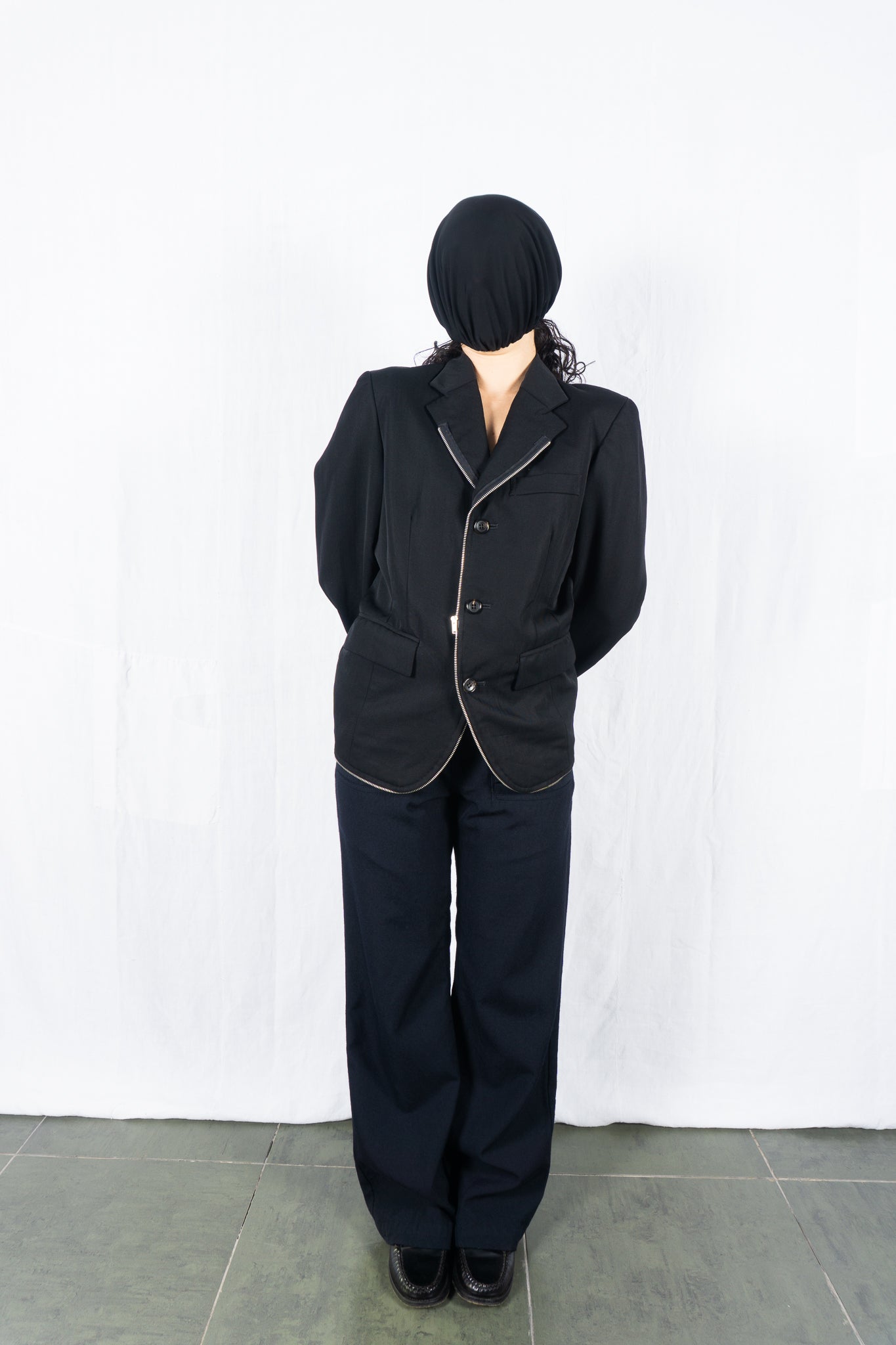 Comme des garçons s/s 1992 deformable zip jacket