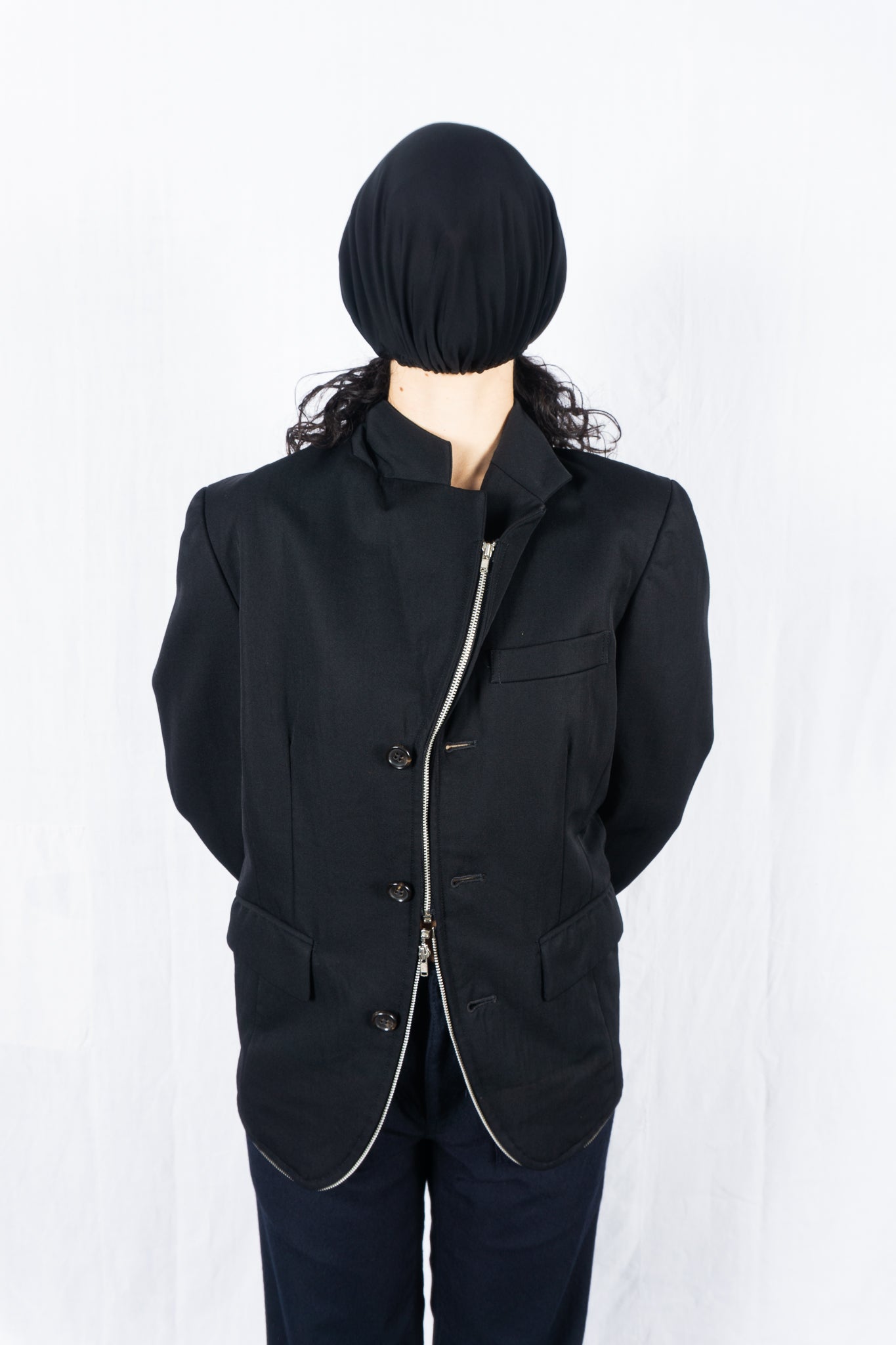 Comme des garçons s/s 1992 deformable zip jacket