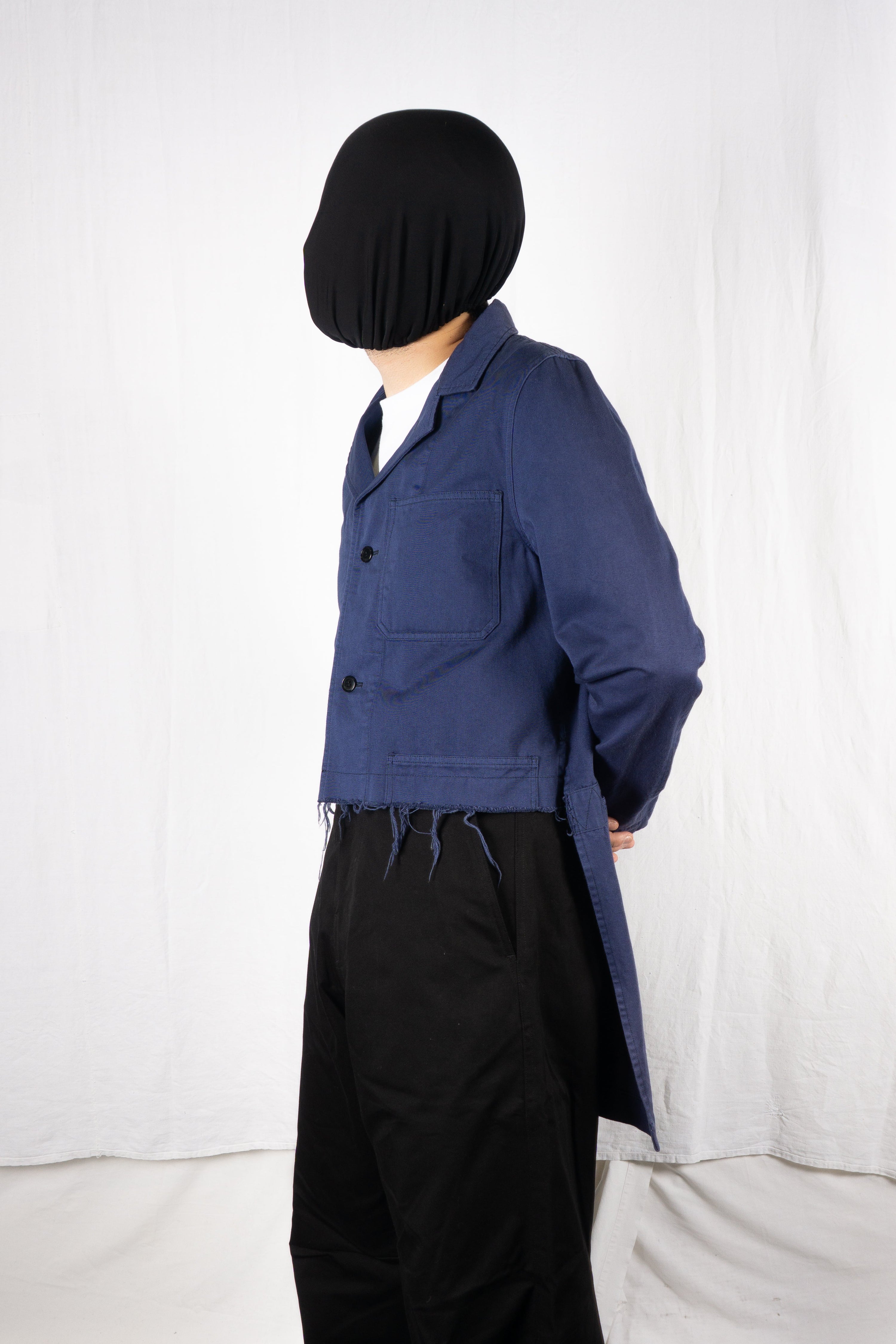 Ganryu comme des garçons s/s 2017 asymmetrical jacket
