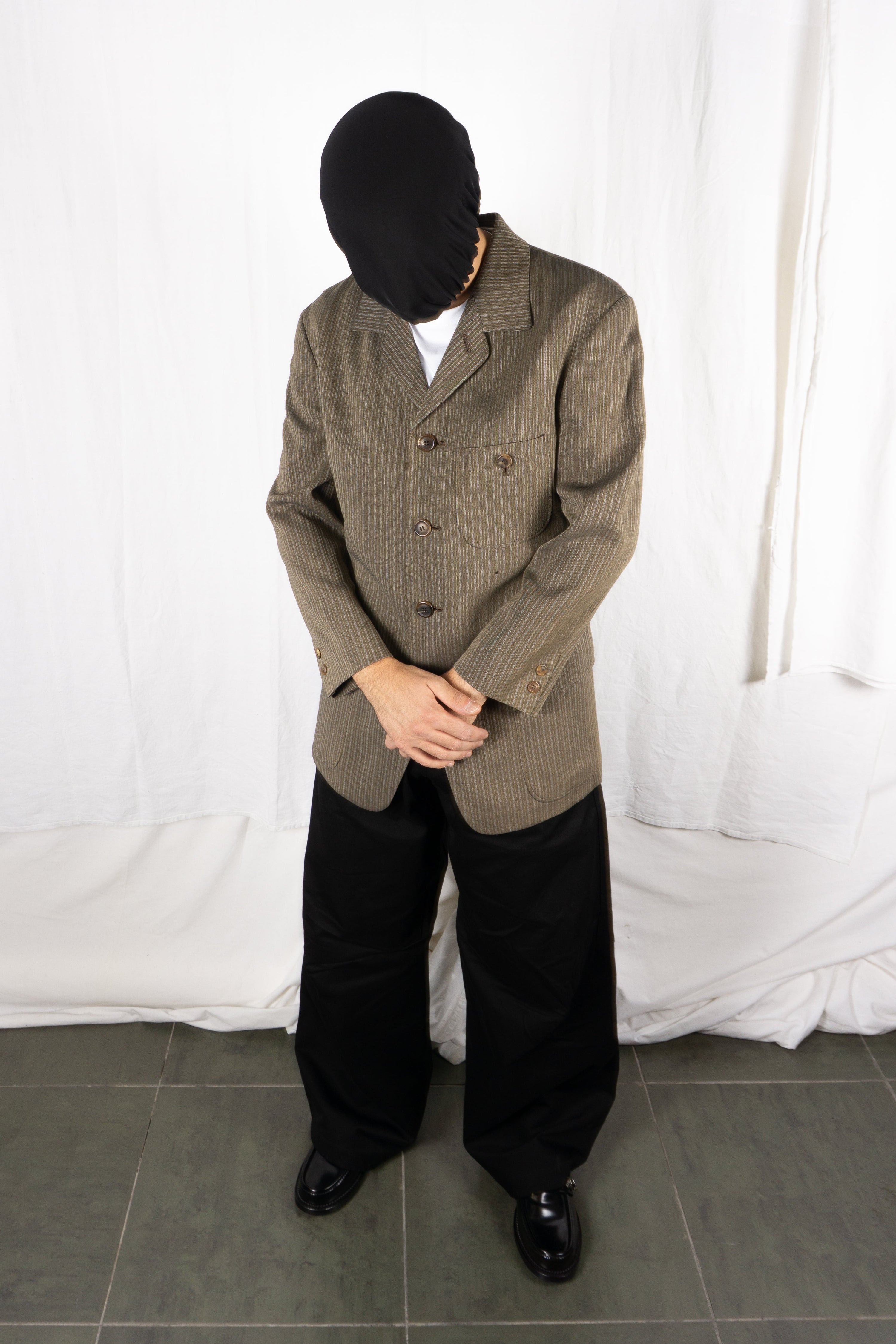 Issey miyake men a/w 1996 pinstripe jacket