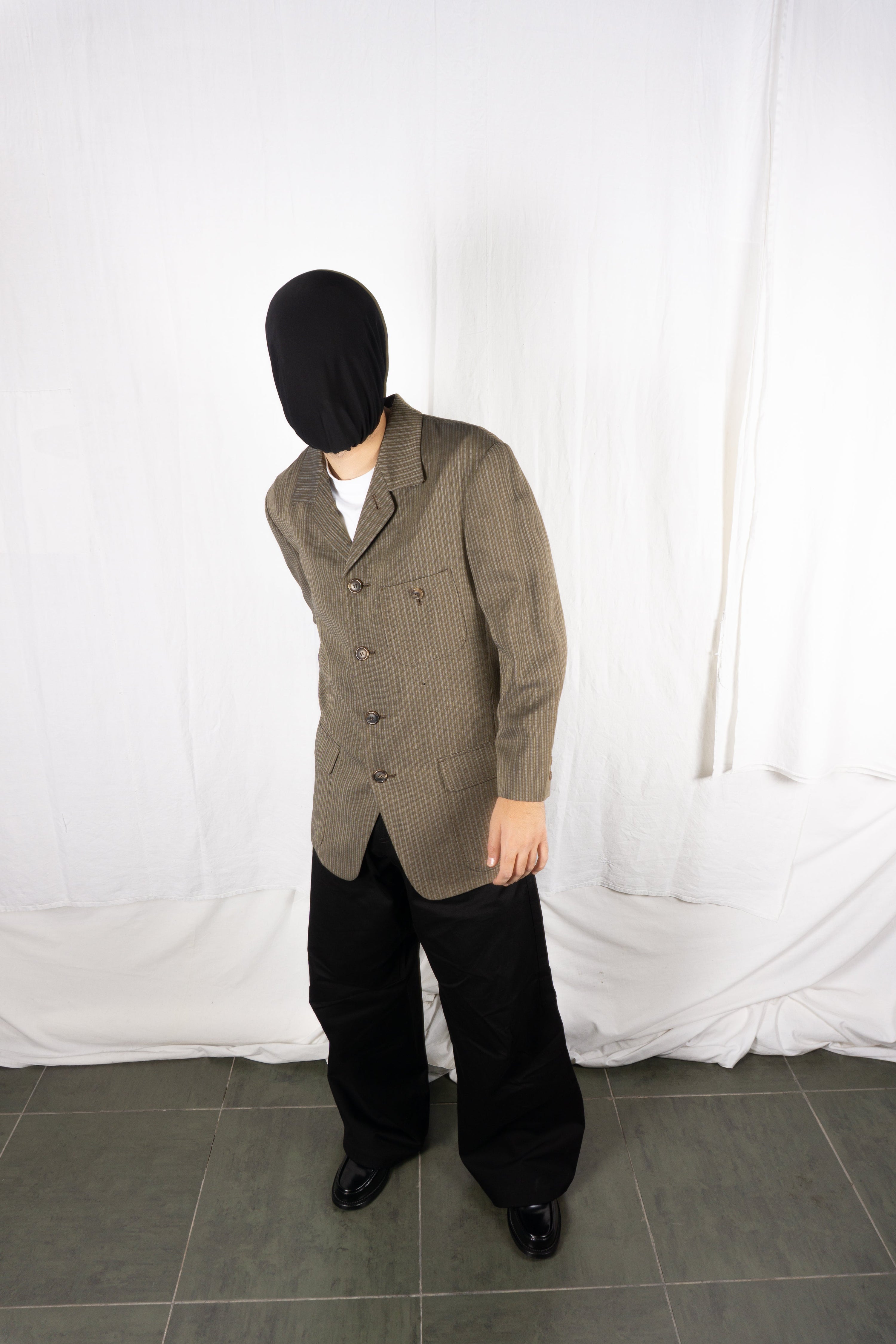 Issey miyake men a/w 1996 pinstripe jacket