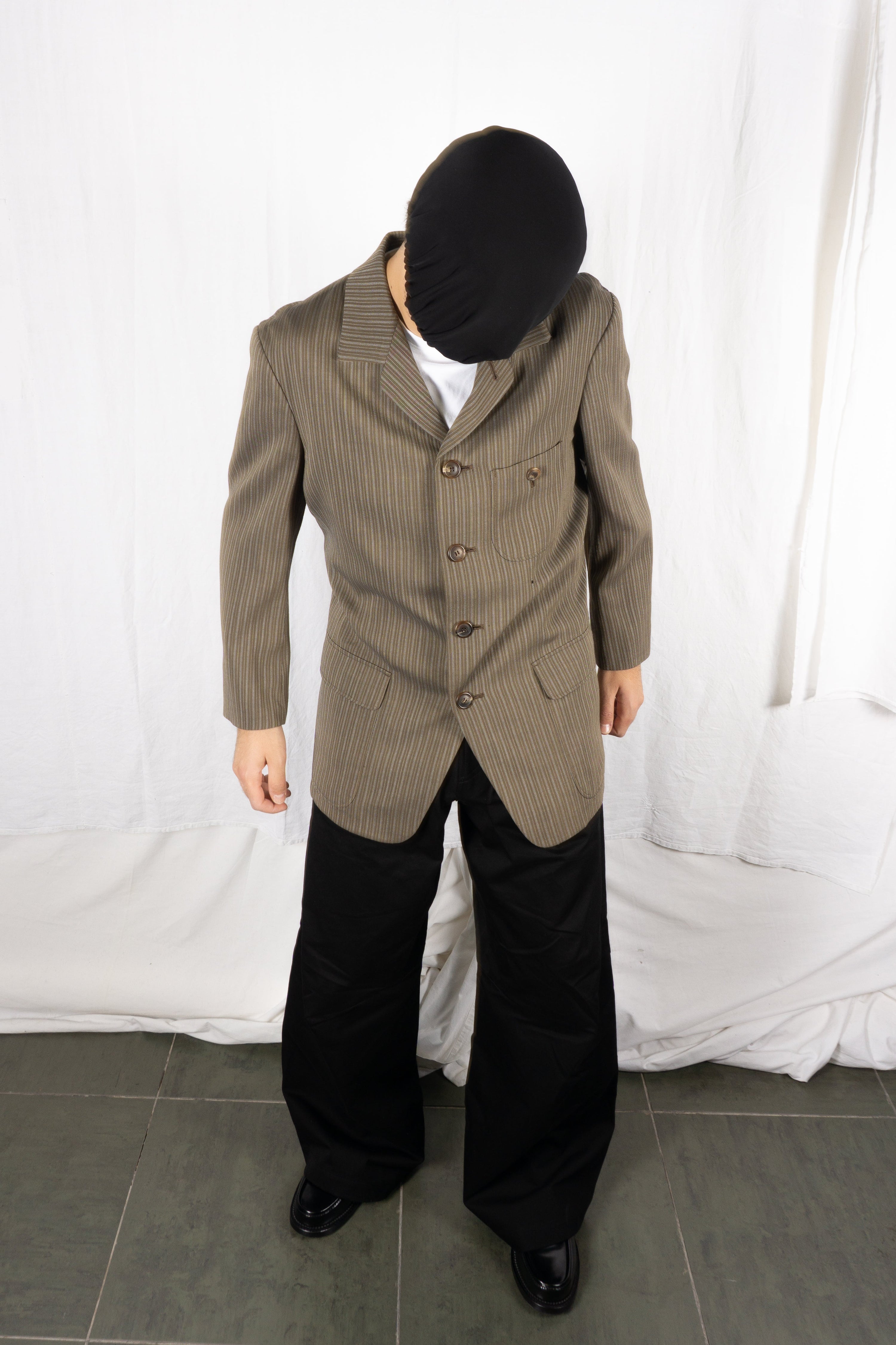Issey miyake men a/w 1996 pinstripe jacket
