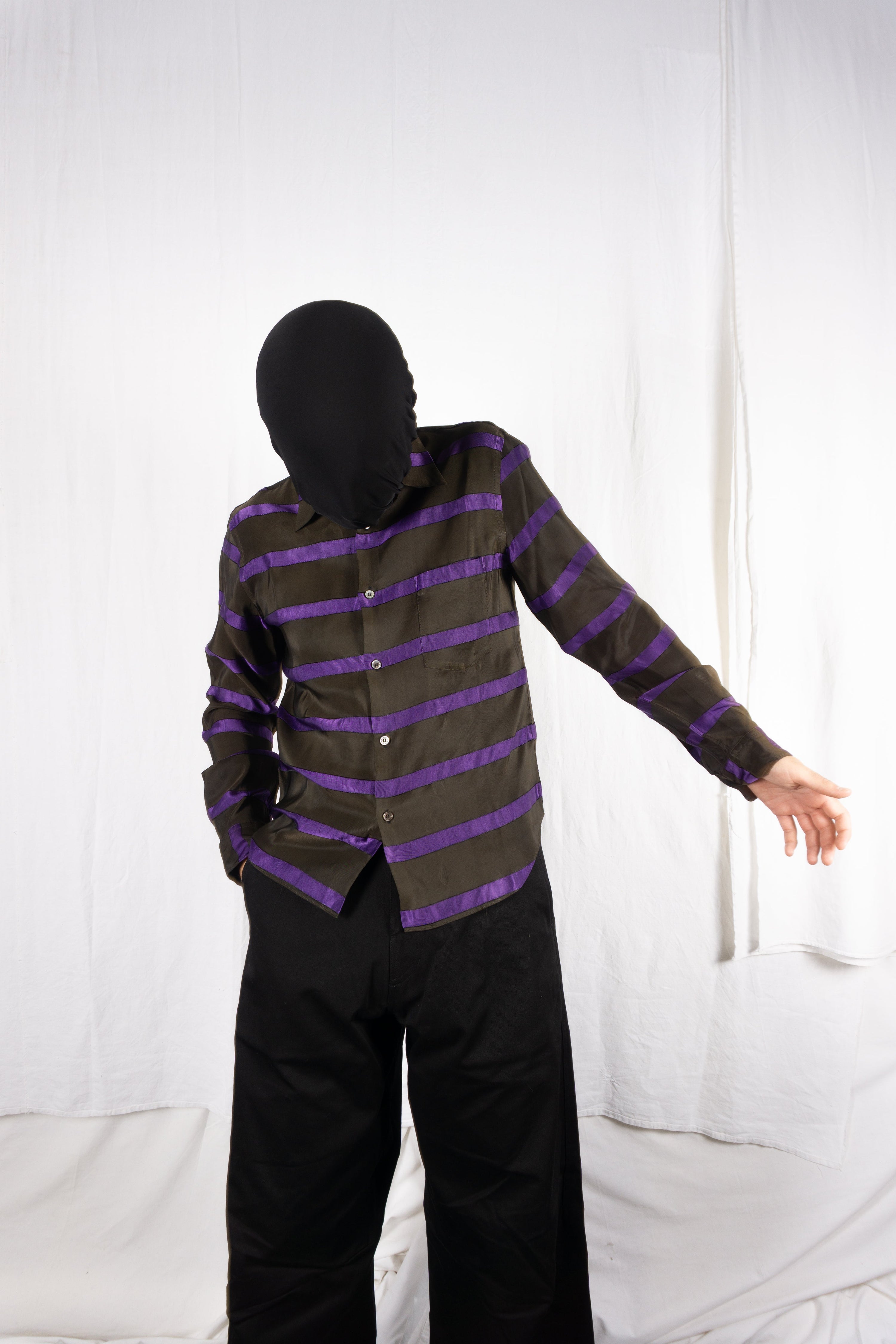 Comme des garçons homme plus a/w 2001 psychedelic shirt