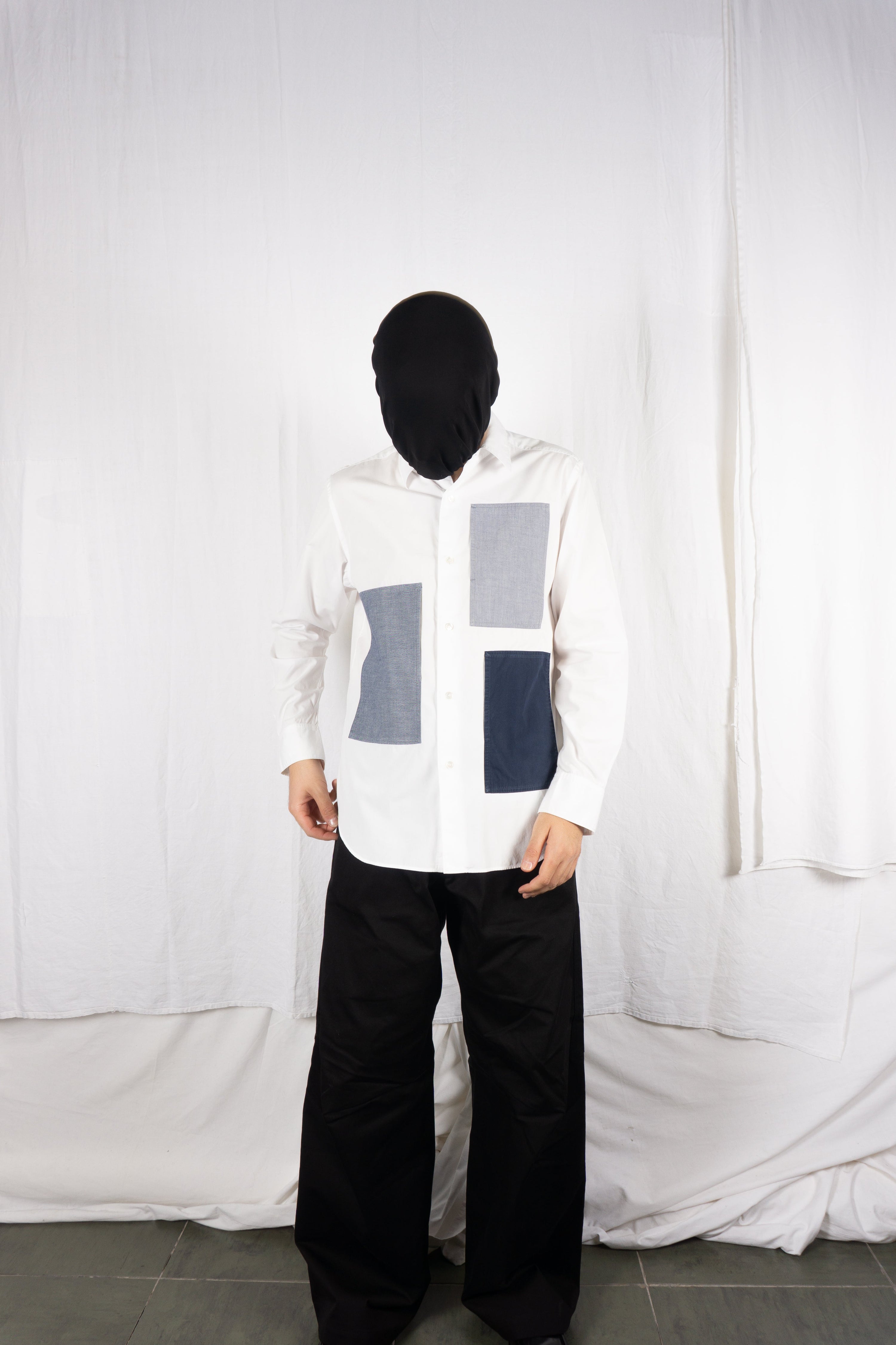 Ganryu comme des garçons s/s 2016 patchwork shirt