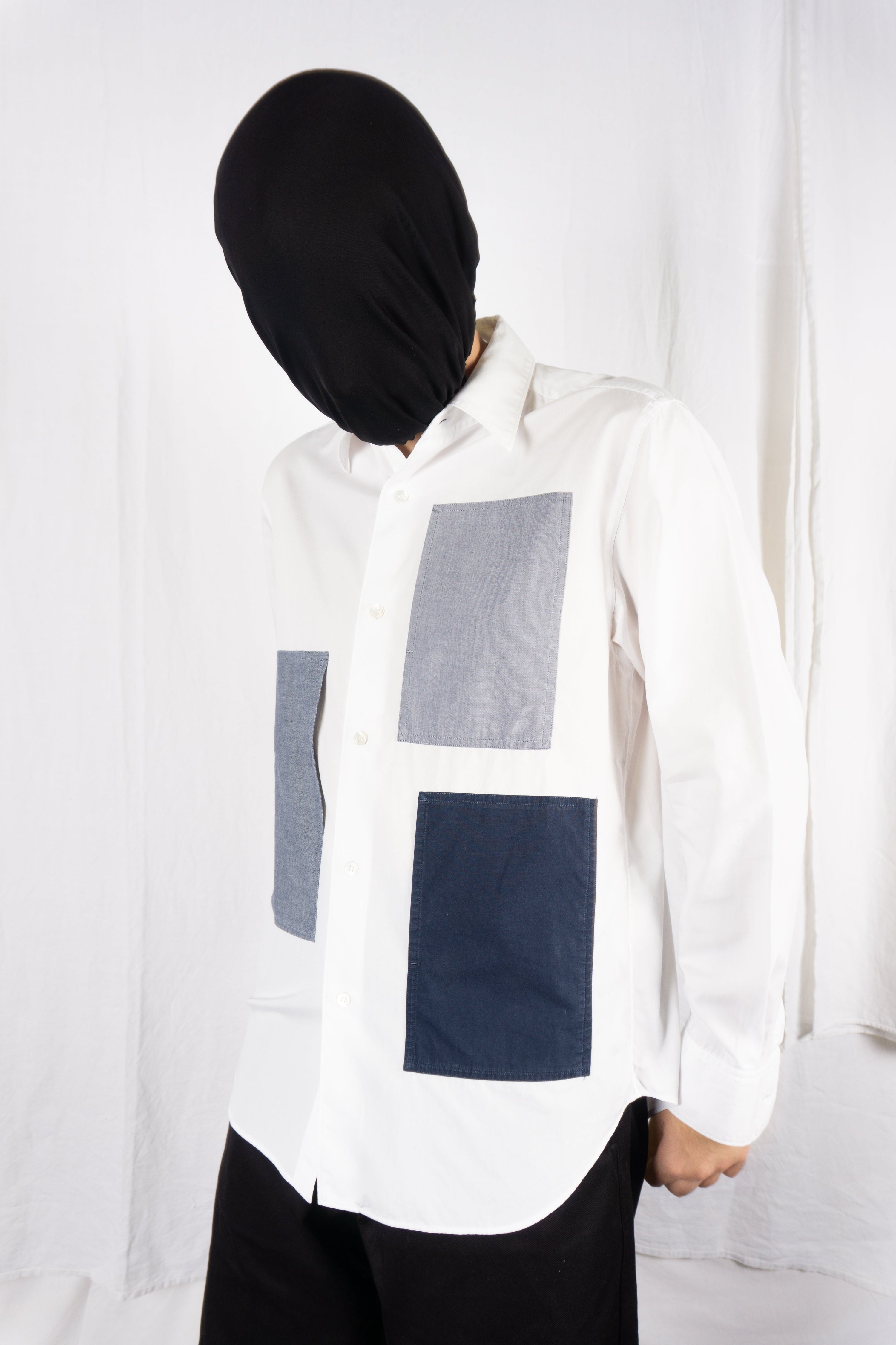 Ganryu comme des garçons s/s 2016 patchwork shirt
