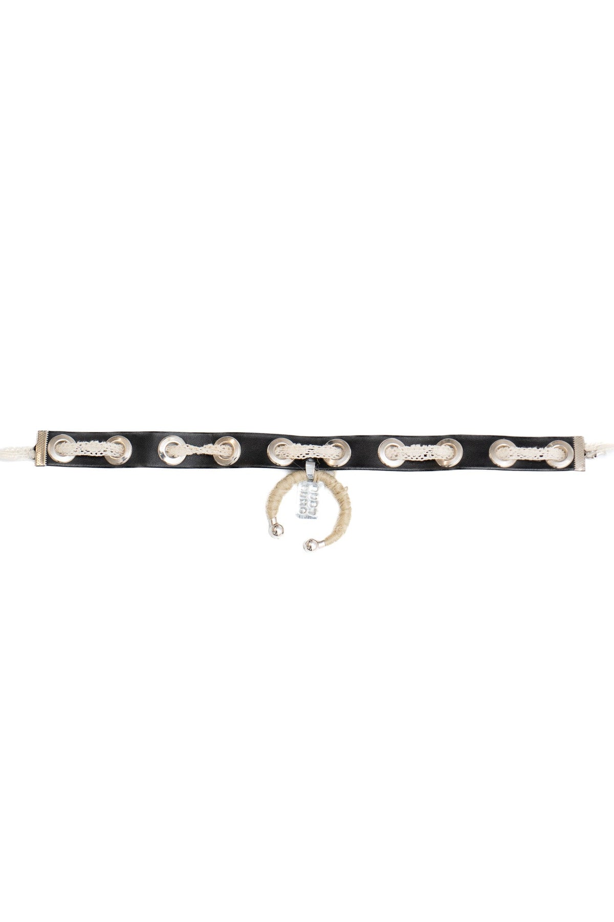 Hooked hair belt choker