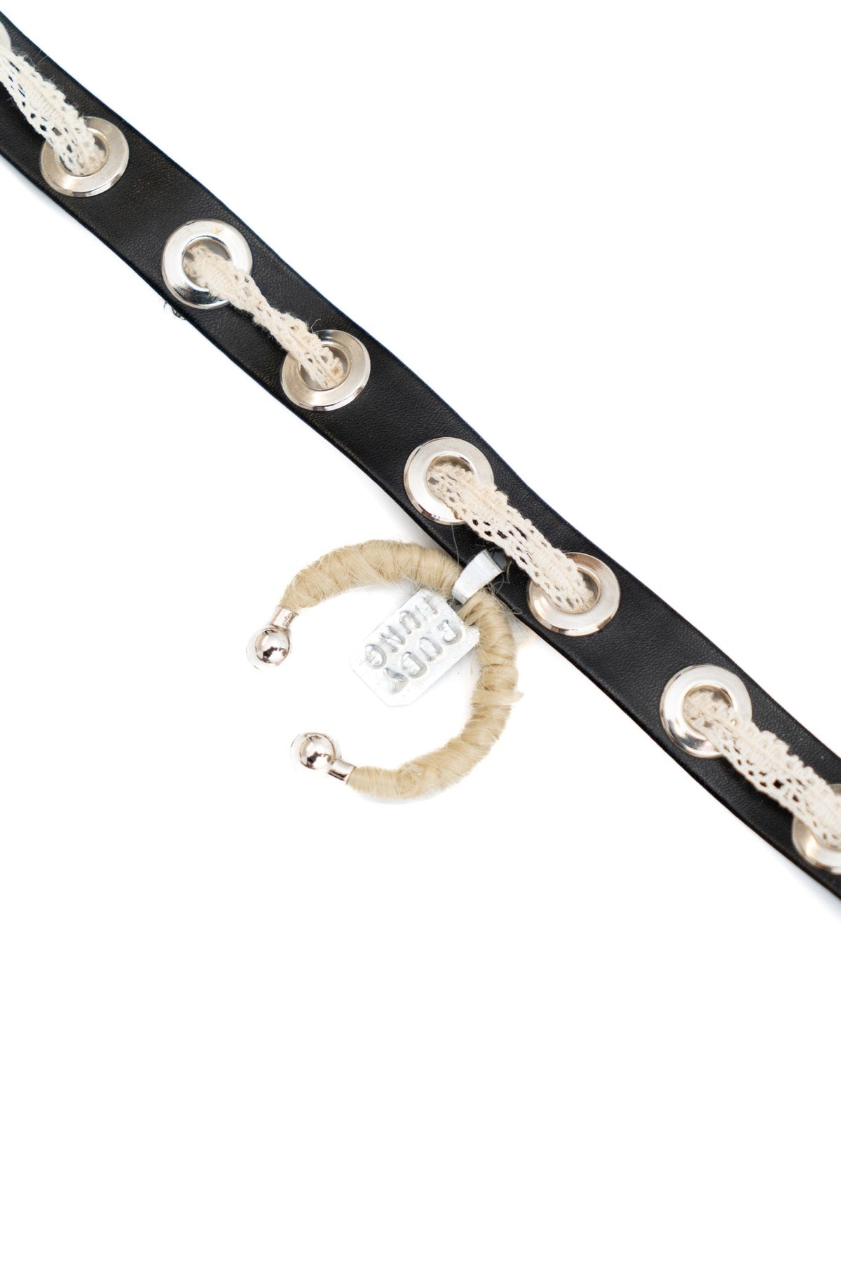 Hooked hair belt choker