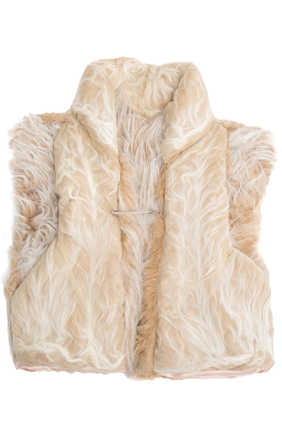 Reversible furry vest