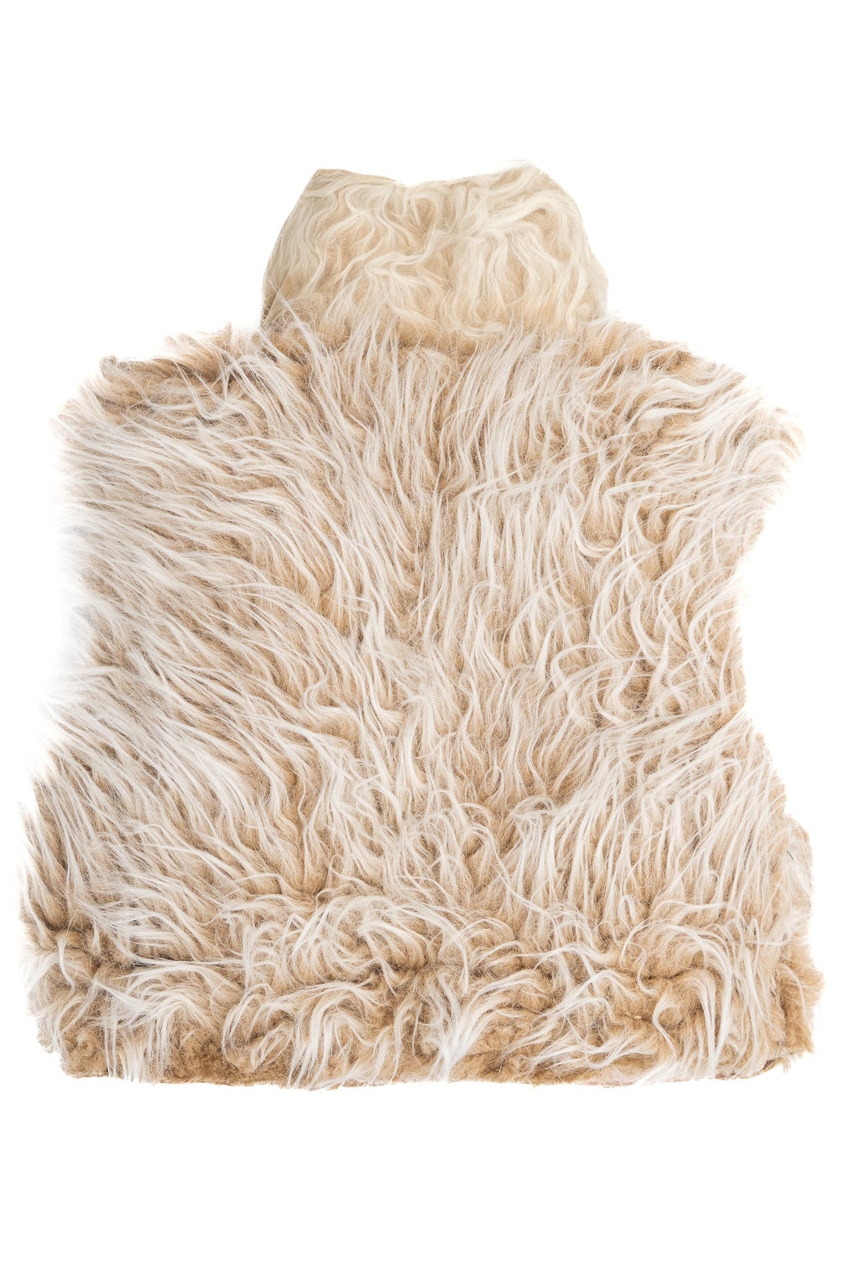 Reversible furry vest