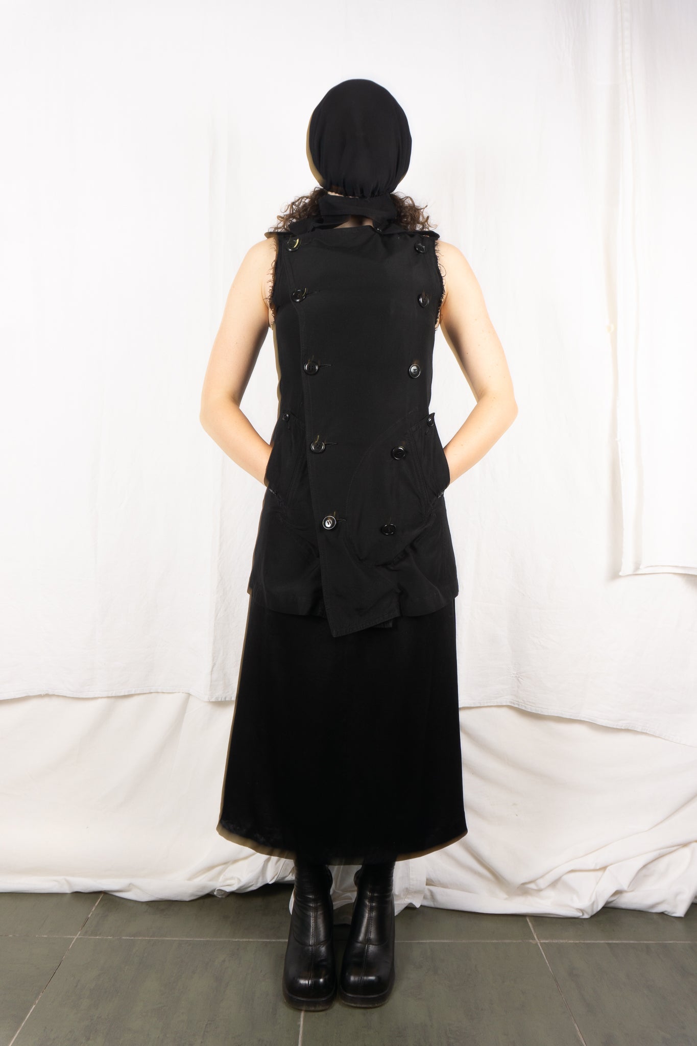 Y's yohji yamamoto 2010s sleeveless trench