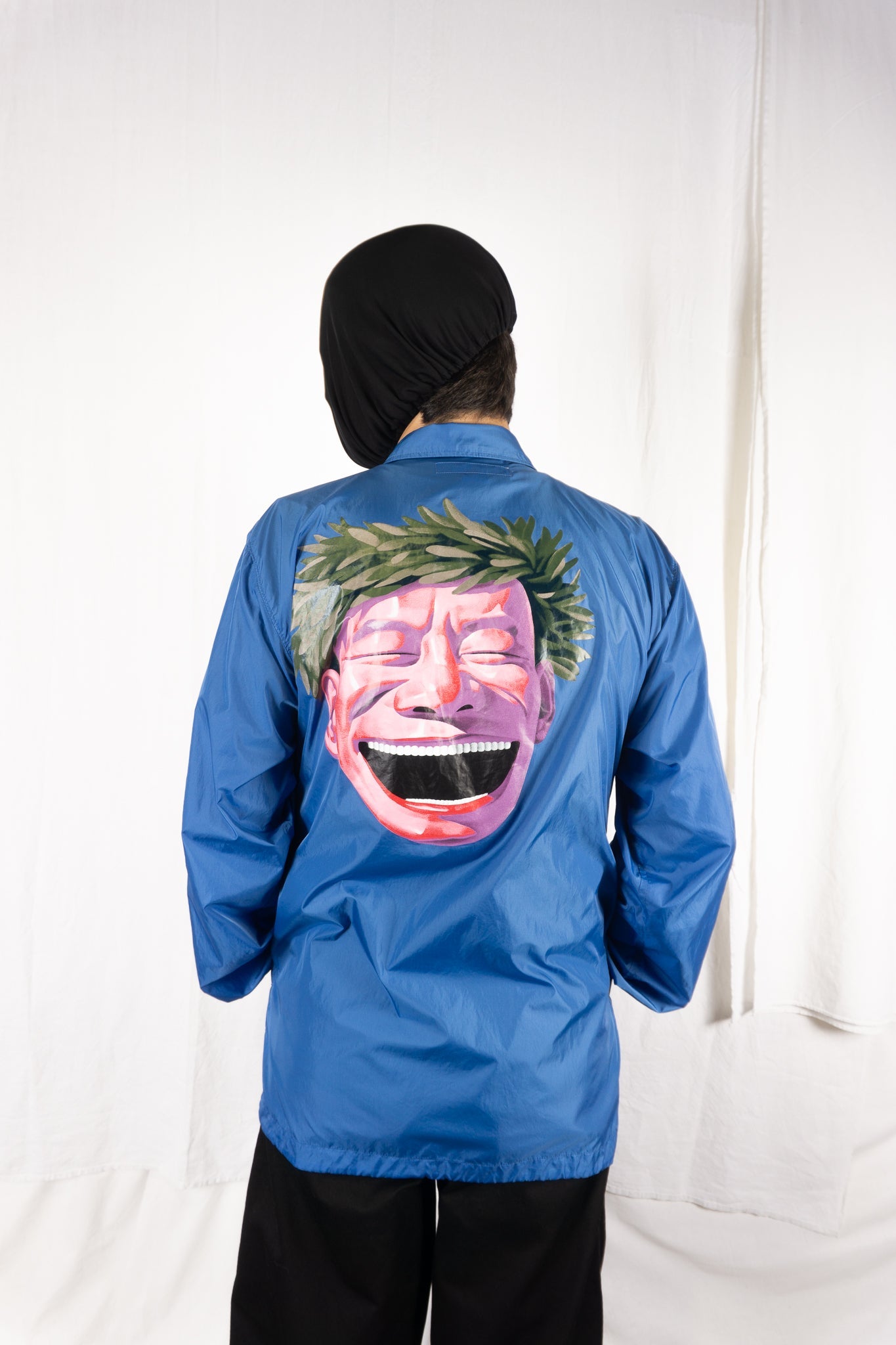 Comme des garçons shirt s/s 2021 x yue minjun nylon jacket