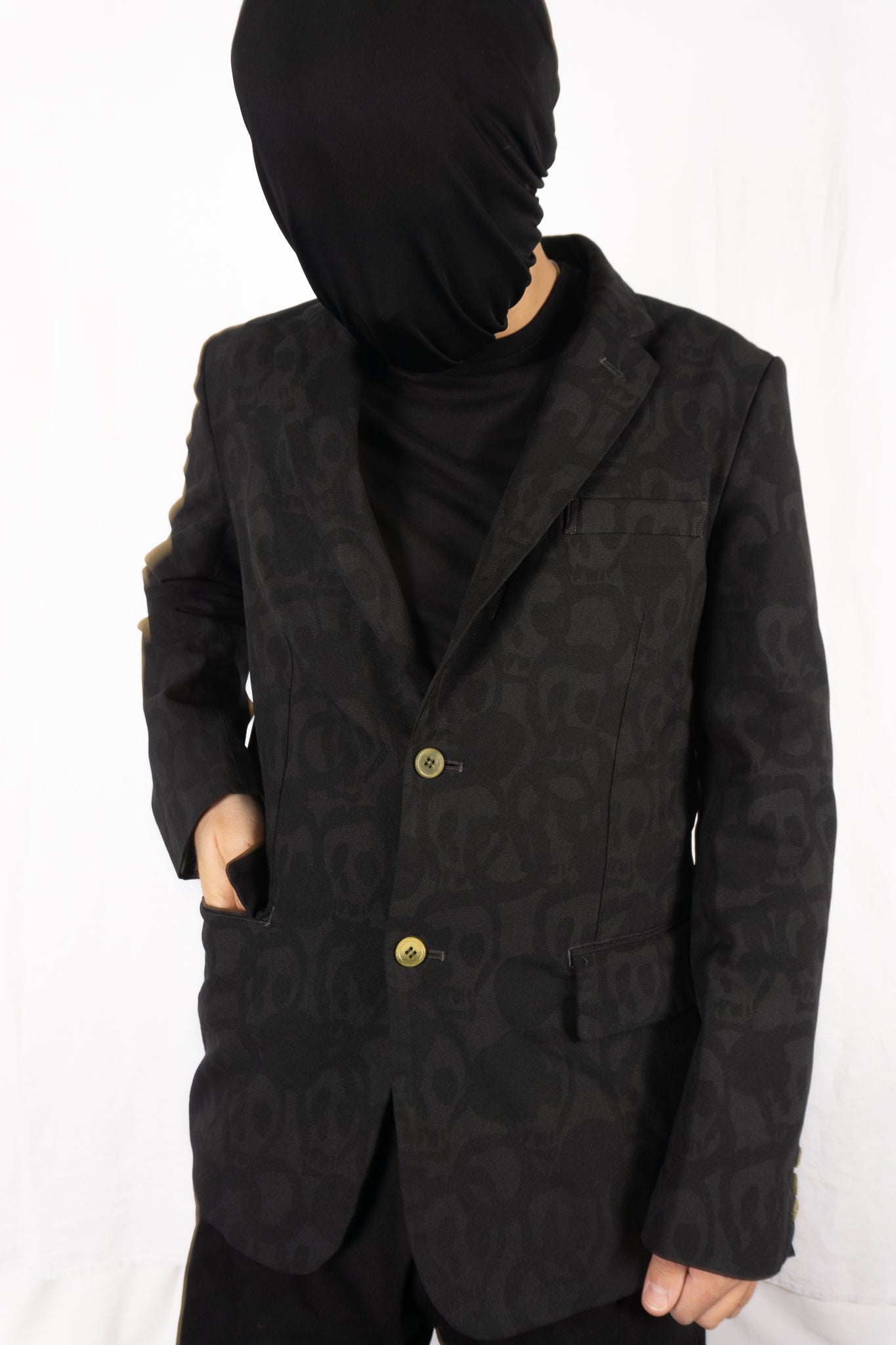 Comme des garçons homme plus s/s 2011 skull printed jacket