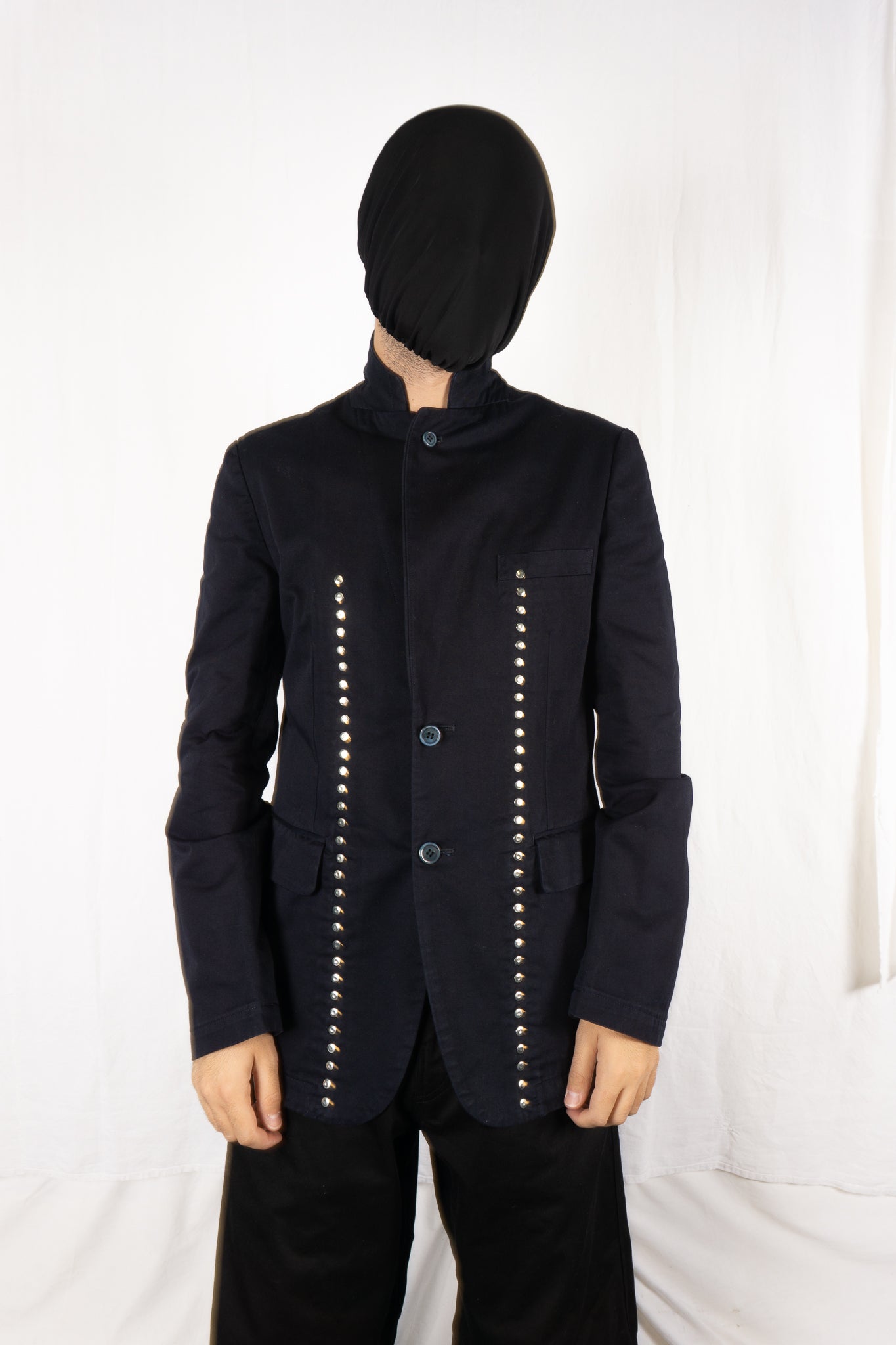 Comme des garçons homme plus evergreen s/s 2007 studded jacket