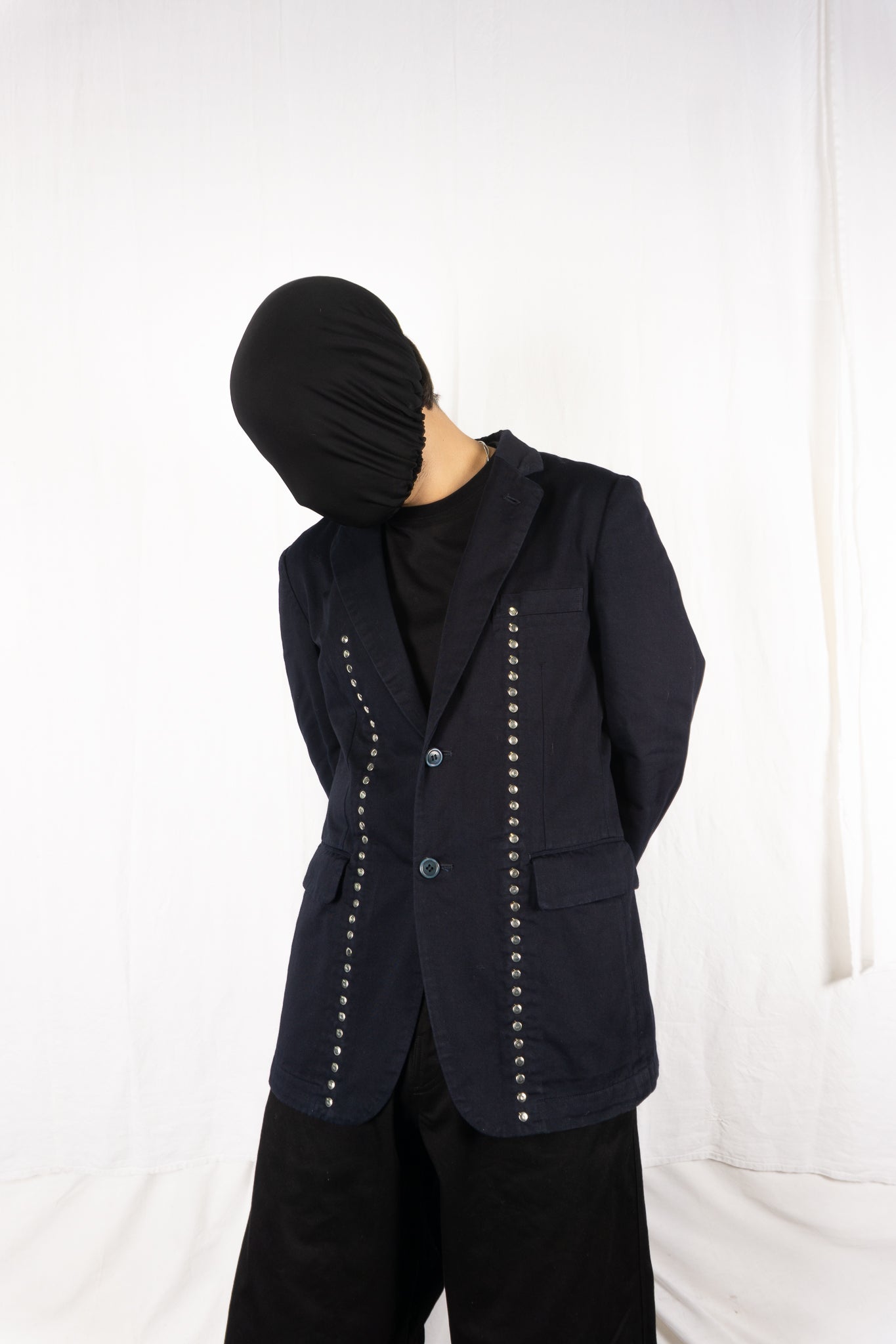 Comme des garçons homme plus evergreen s/s 2007 studded jacket