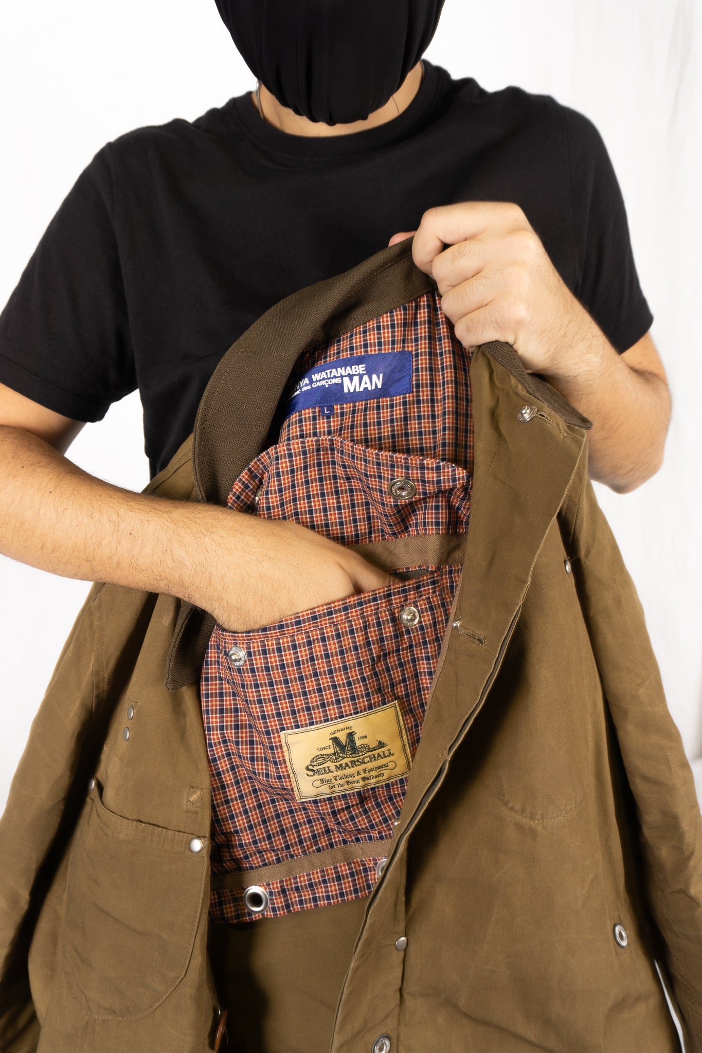 Junya watanabe man x seil marschall s/s 2014 reversible coat